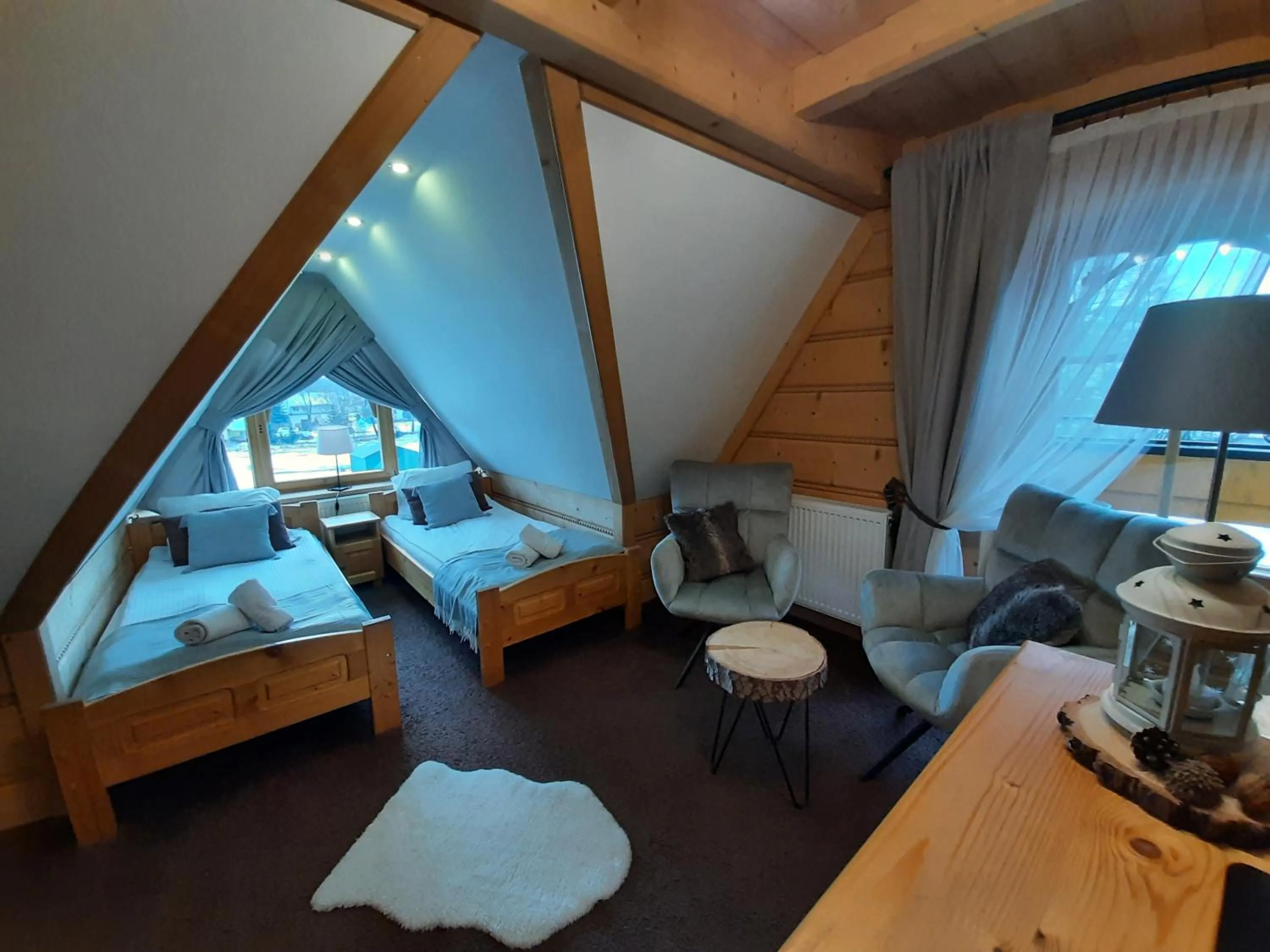 Photo of the whole room, Bed in Willa Płazówka Białczańska