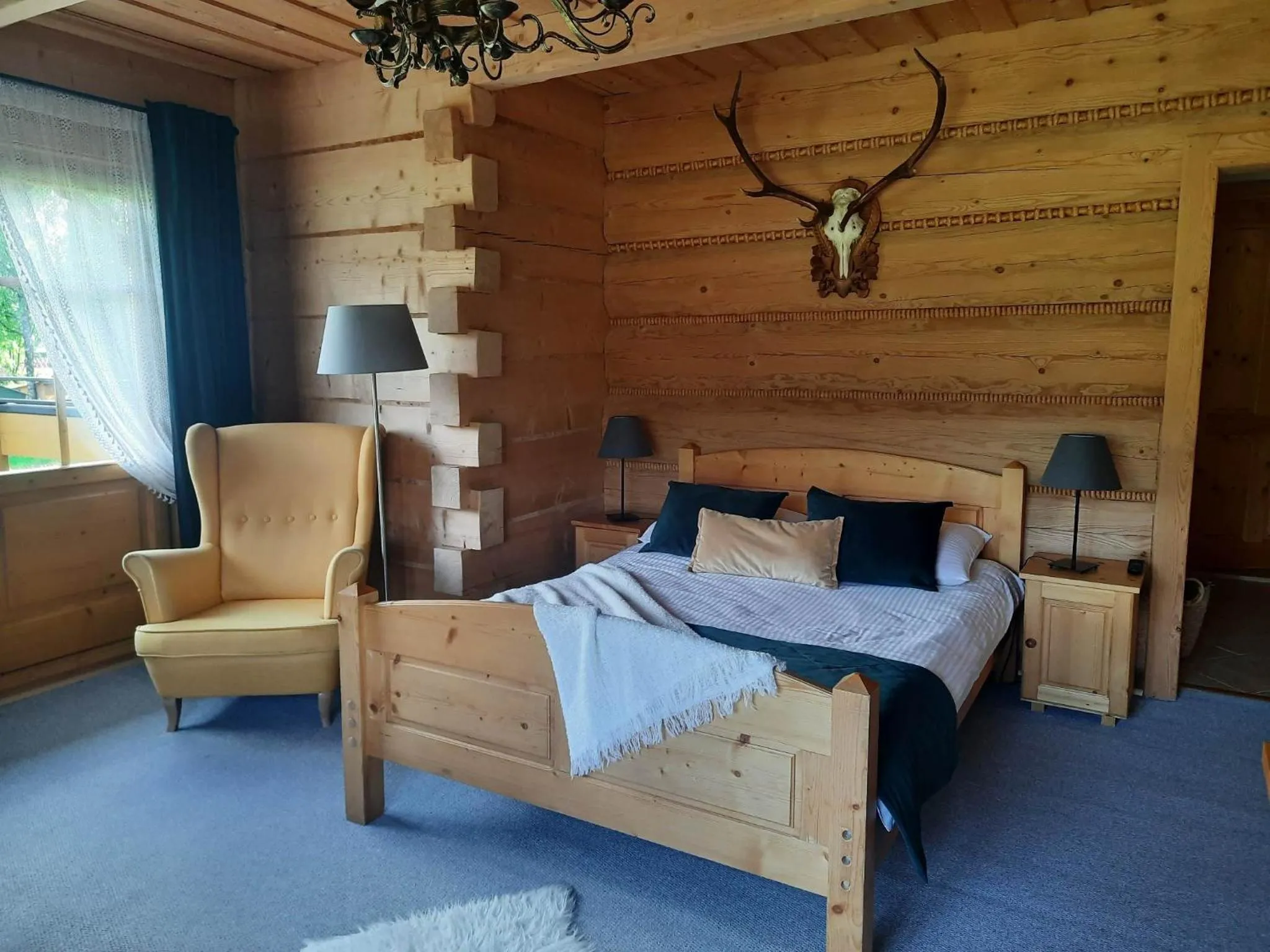 View (from property/room), Bed in Willa Płazówka Białczańska