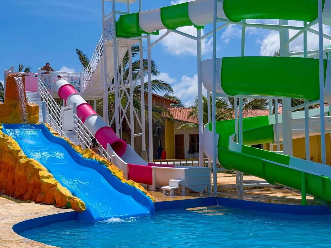 Children play ground in Jangadeiro Praia Hotel Resort - Parque Aquático e Pé na Areia