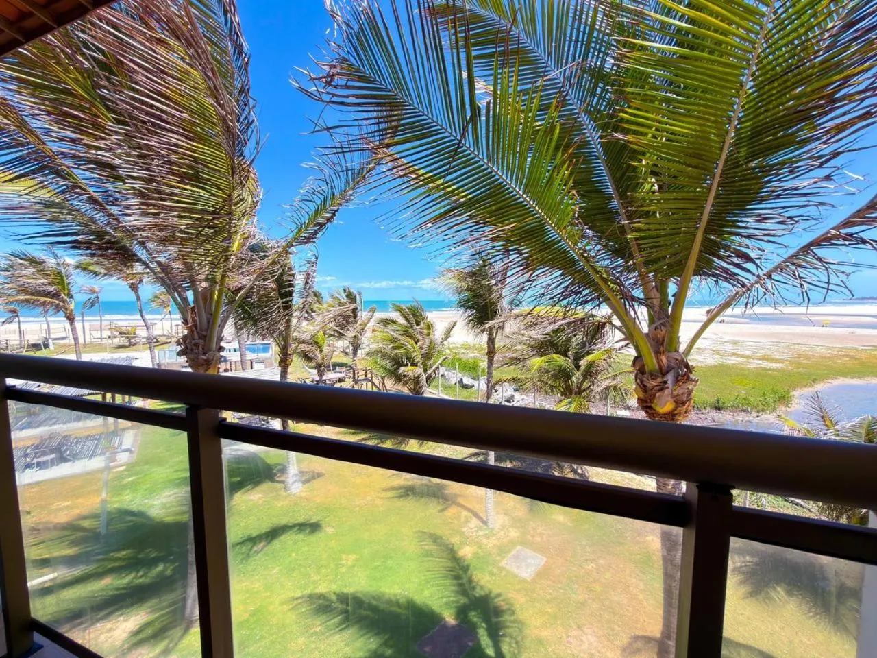 Balcony/Terrace in Jangadeiro Praia Hotel Resort - Parque Aquático e Pé na Areia