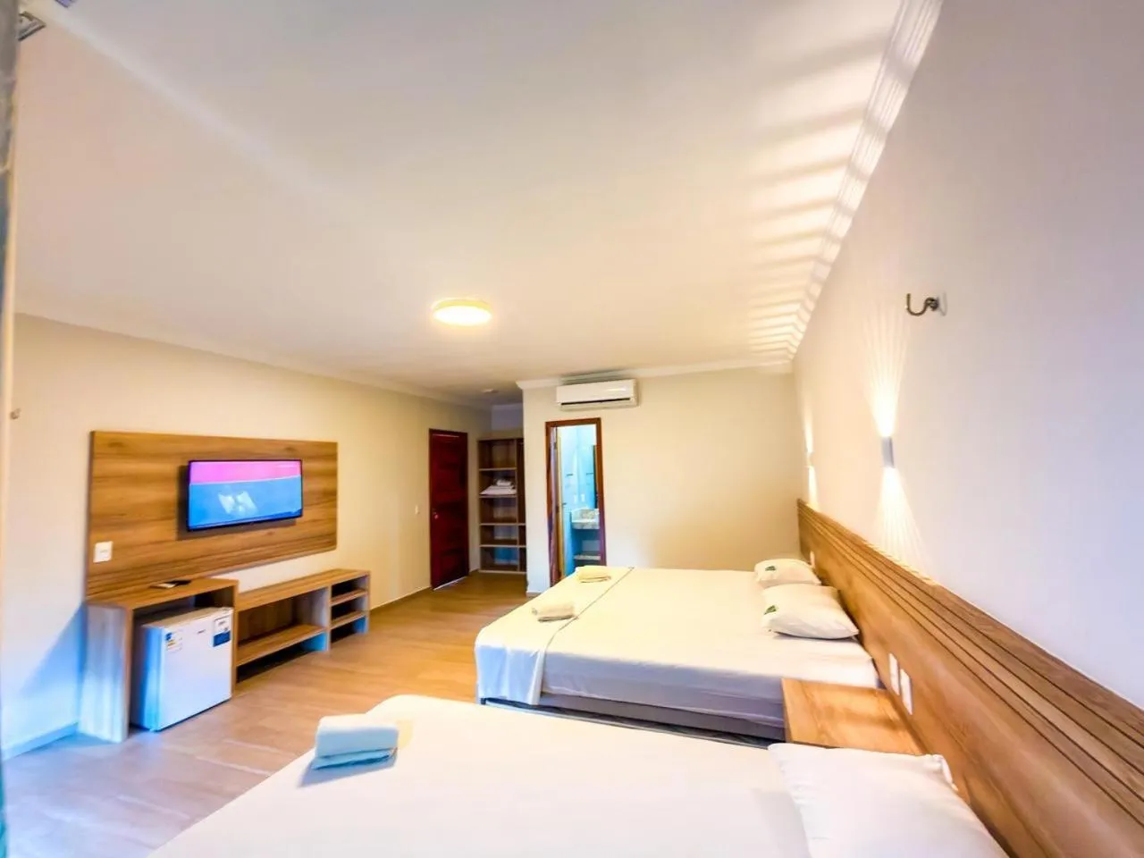 Bed in Jangadeiro Praia Hotel Resort - Parque Aquático e Pé na Areia