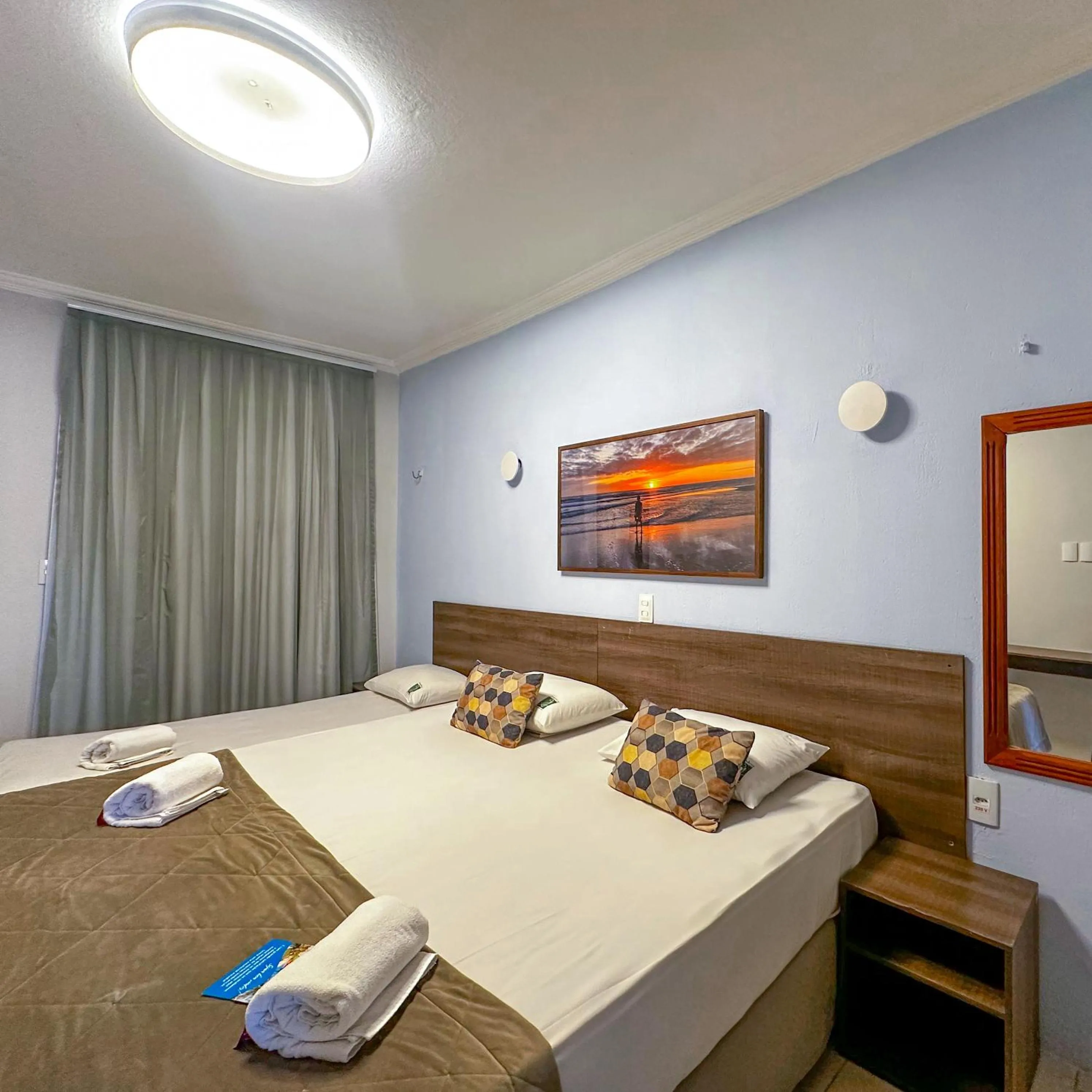 Bedroom, Bed in Jangadeiro Praia Hotel Resort - Parque Aquático e Pé na Areia