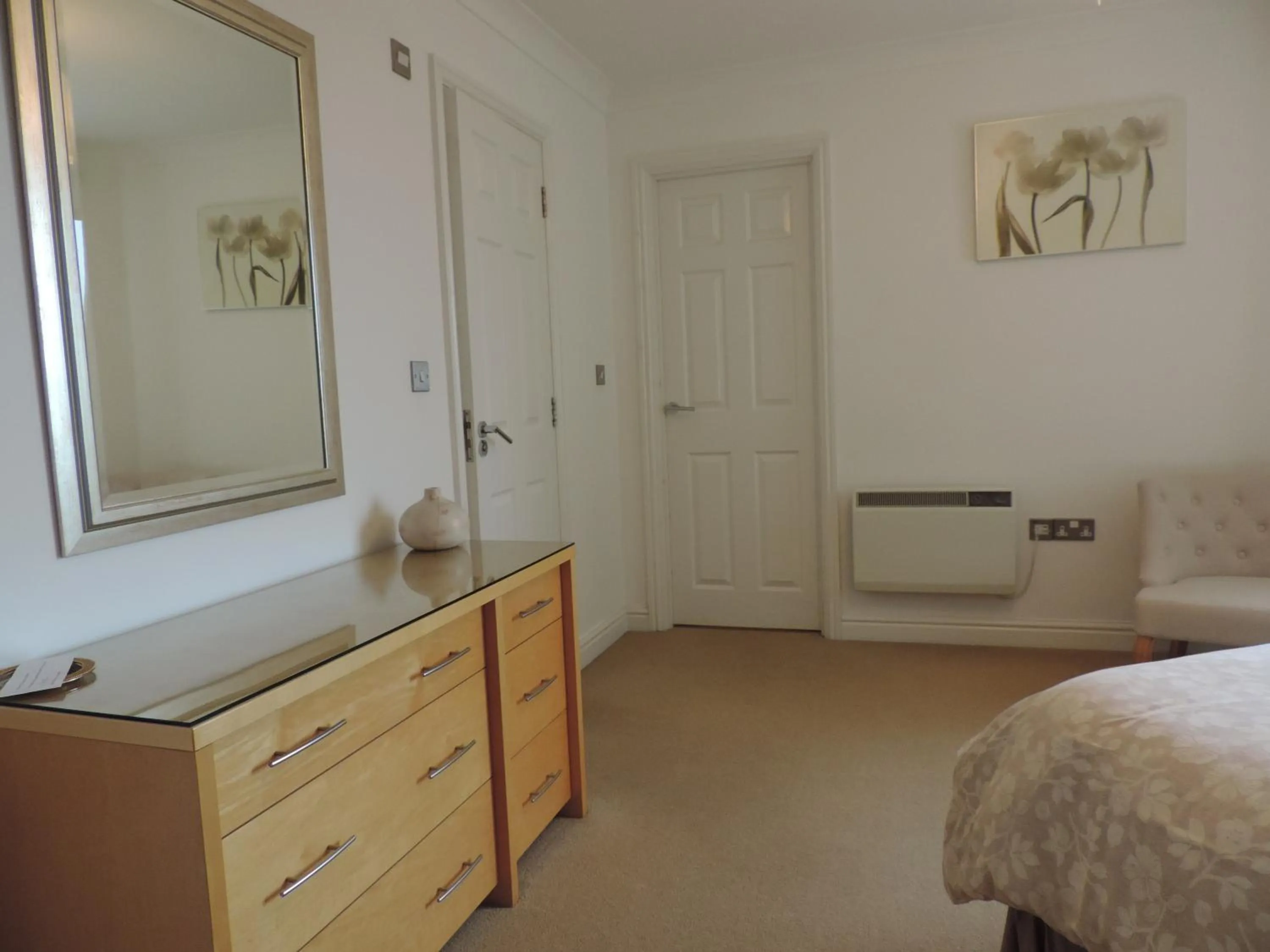 Bed in Sea Breeze Apartment