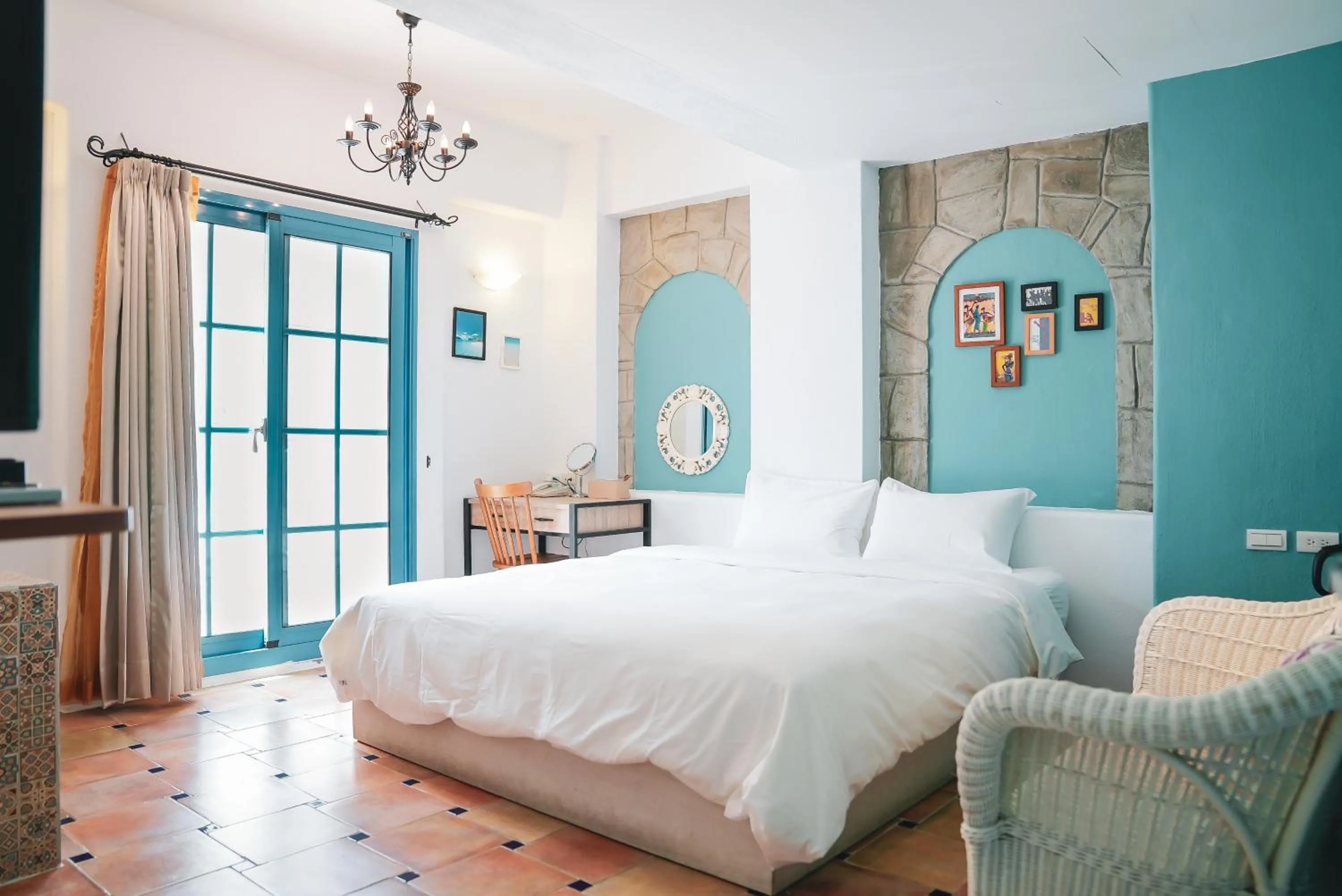 Bed in Bethlehem B&B Kenting