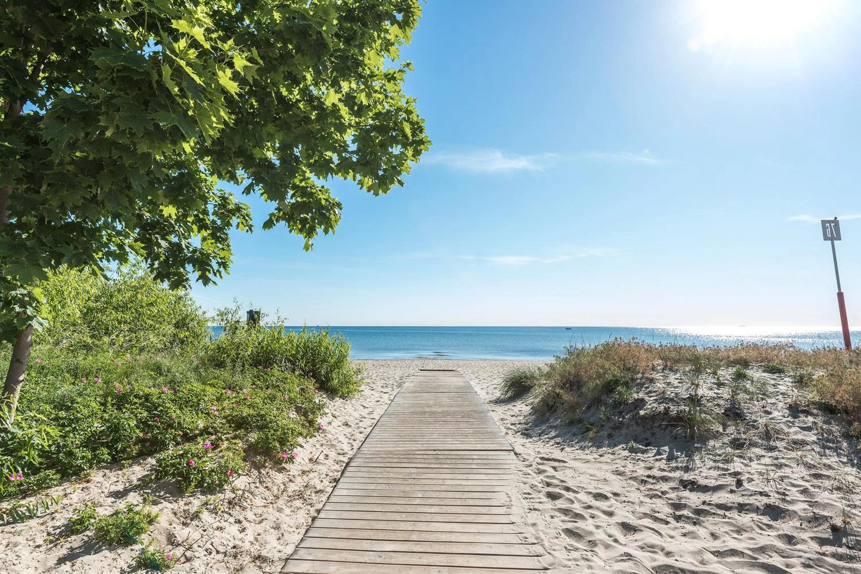 Beach in Meduza Sopot