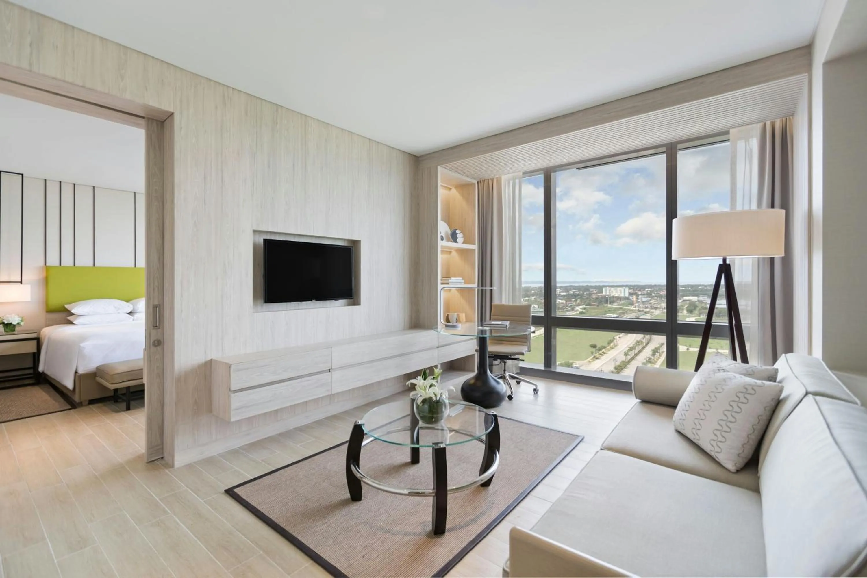 Living room, Bed in Courtyard by Marriott Iloilo