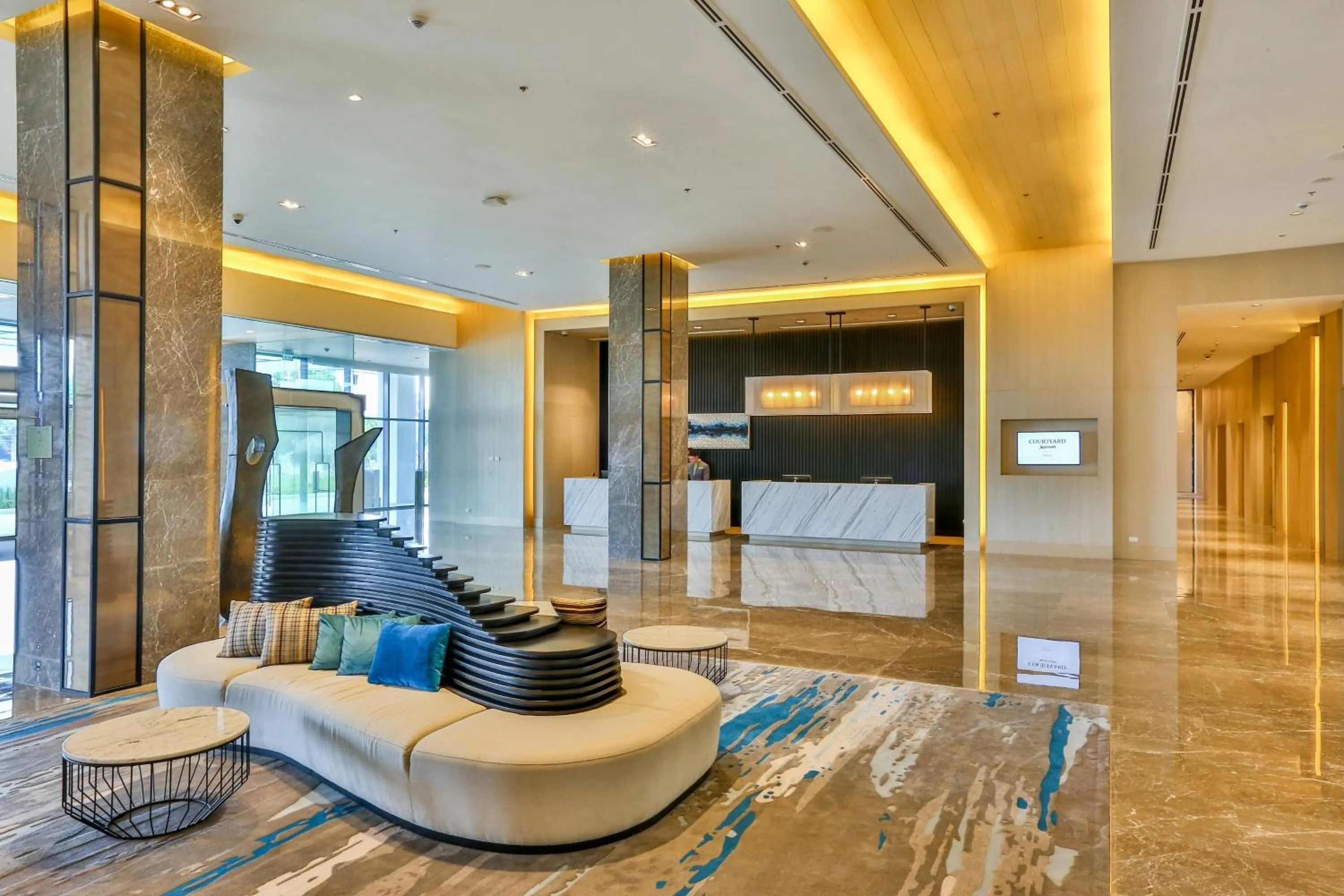 Lobby or reception in Courtyard by Marriott Iloilo