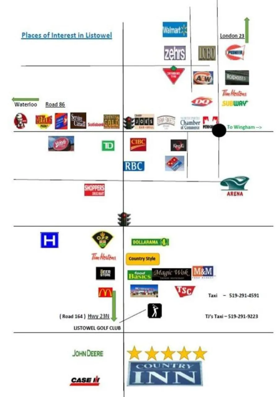 Nearby landmark in Country Inn Listowel