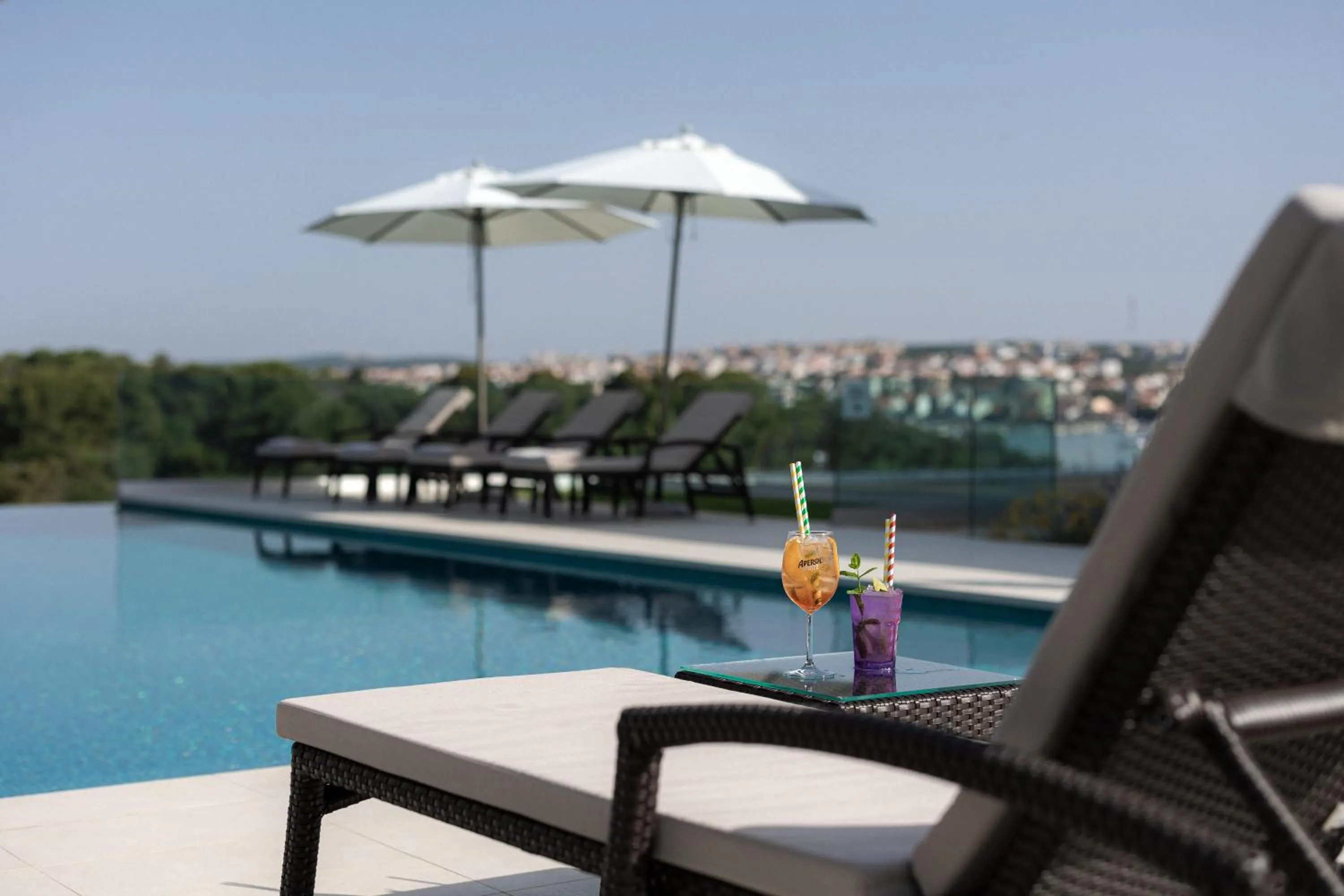 Swimming pool in Aparthotel Joel