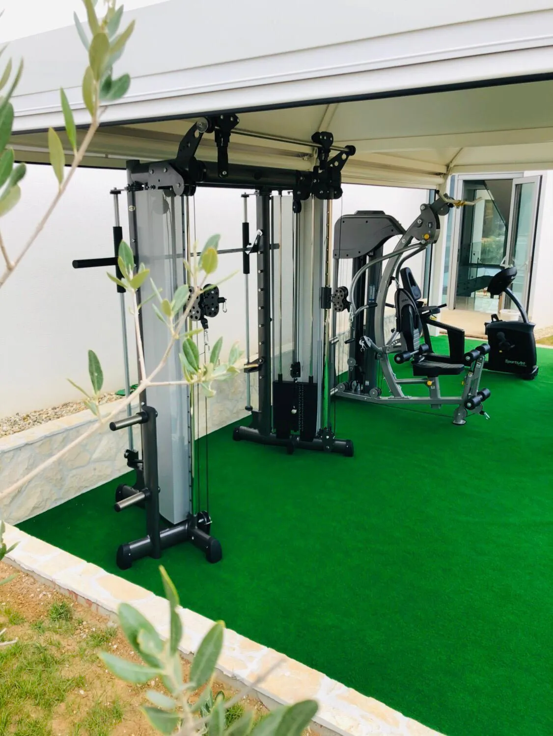 Fitness centre/facilities in Aparthotel Joel