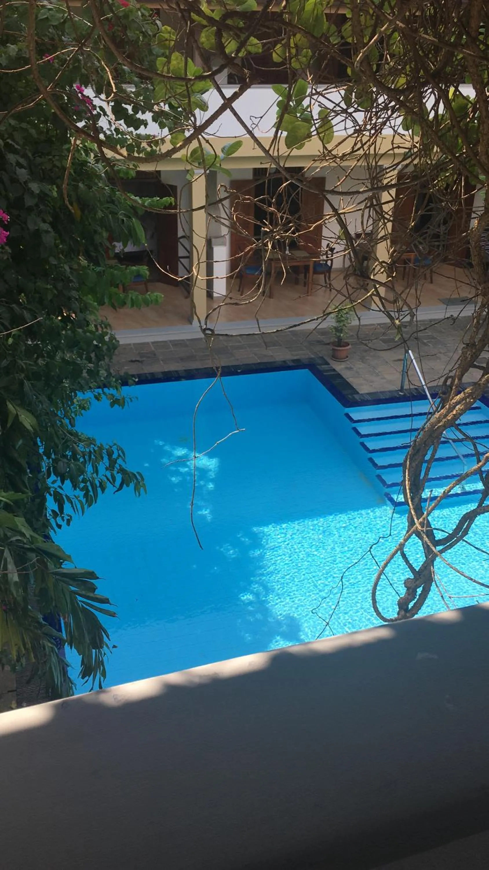 Pool view in Villa Tara