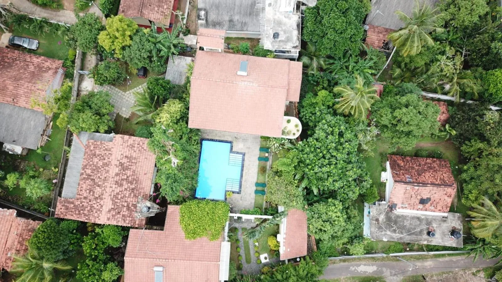 Bird's eye view in Villa Tara