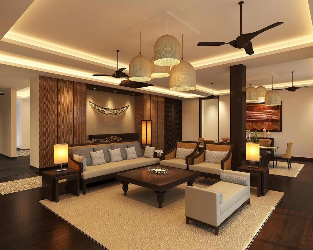 Living room in Taj Bekal Resort & Spa, Kerala