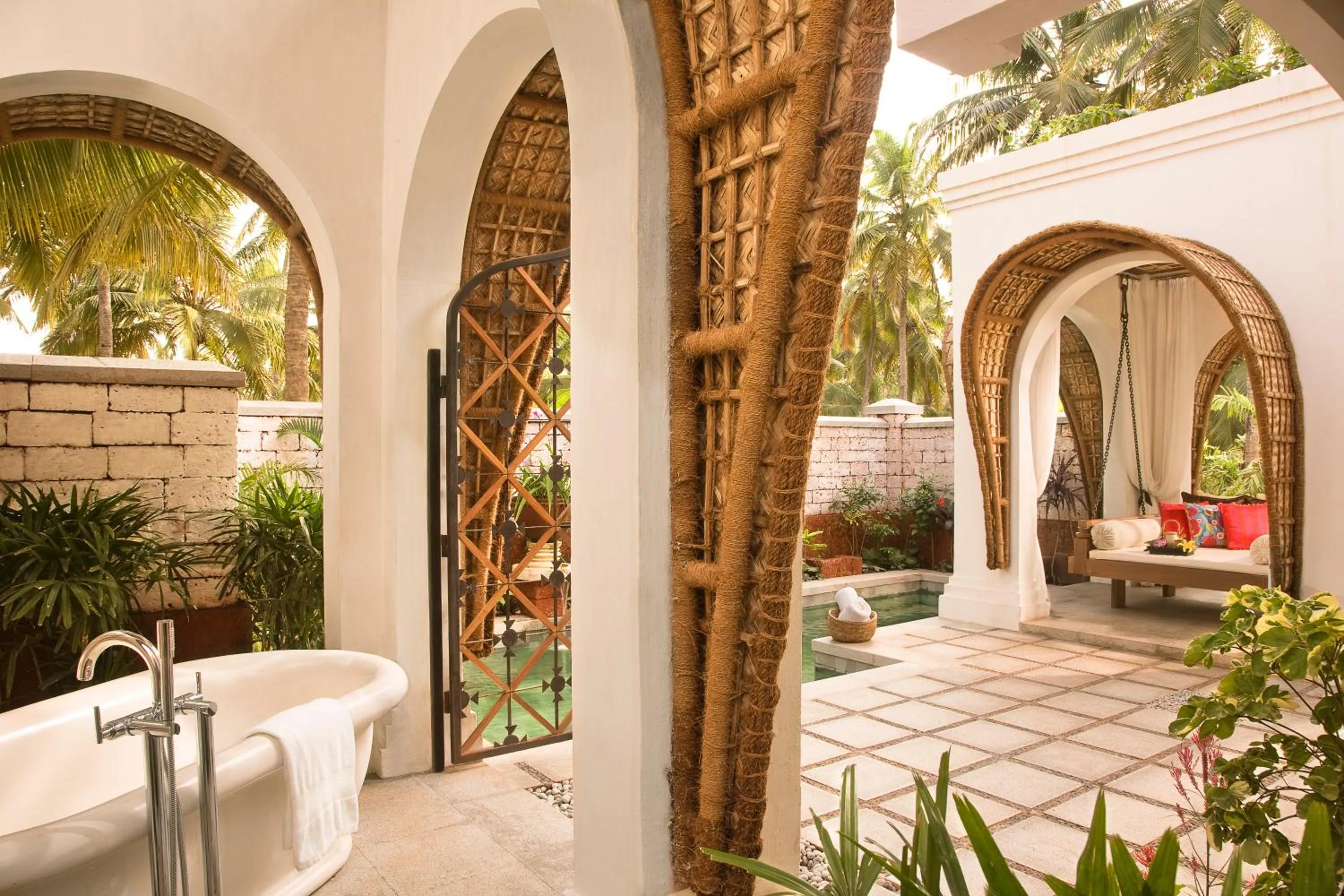 Patio in Taj Bekal Resort & Spa, Kerala