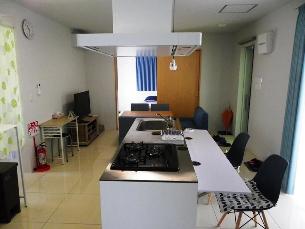 Kitchen or kitchenette in Guest House Miyakojima