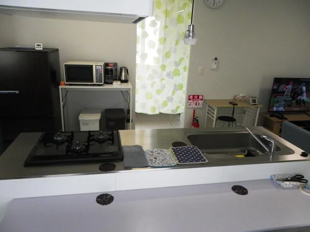 Kitchen or kitchenette in Guest House Miyakojima