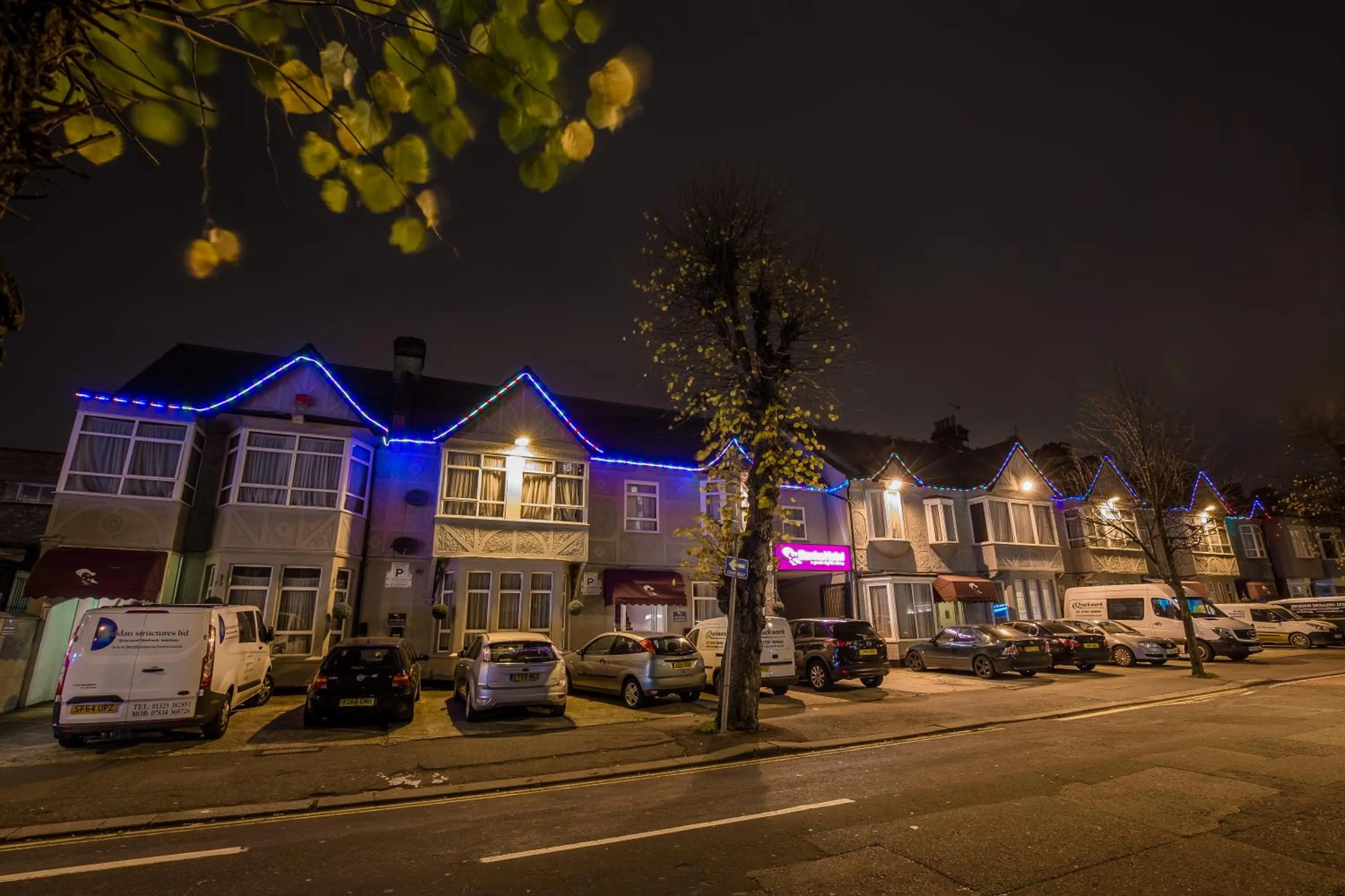 Night, Property Building in Banks Hotel