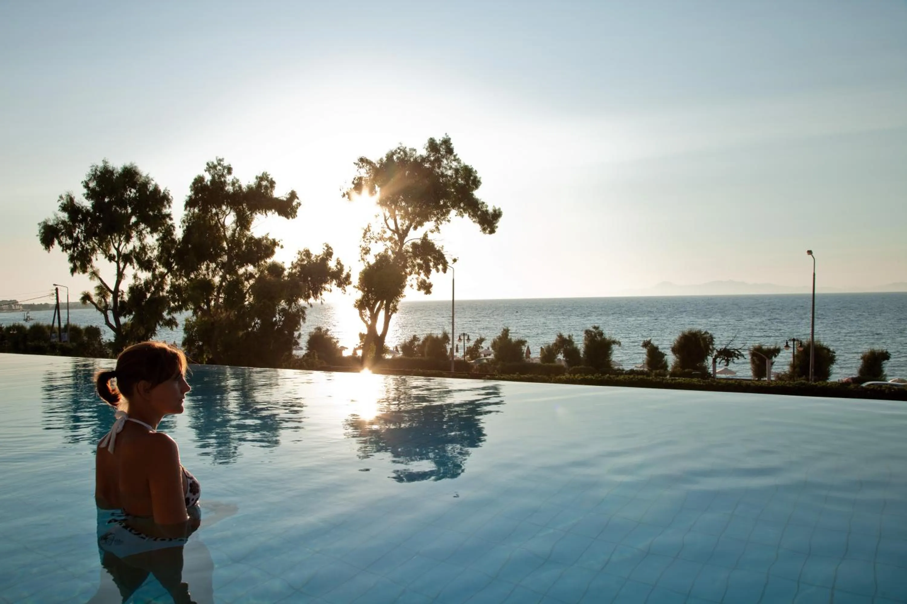 People, Swimming Pool in Elite Suites by Rhodes Bay