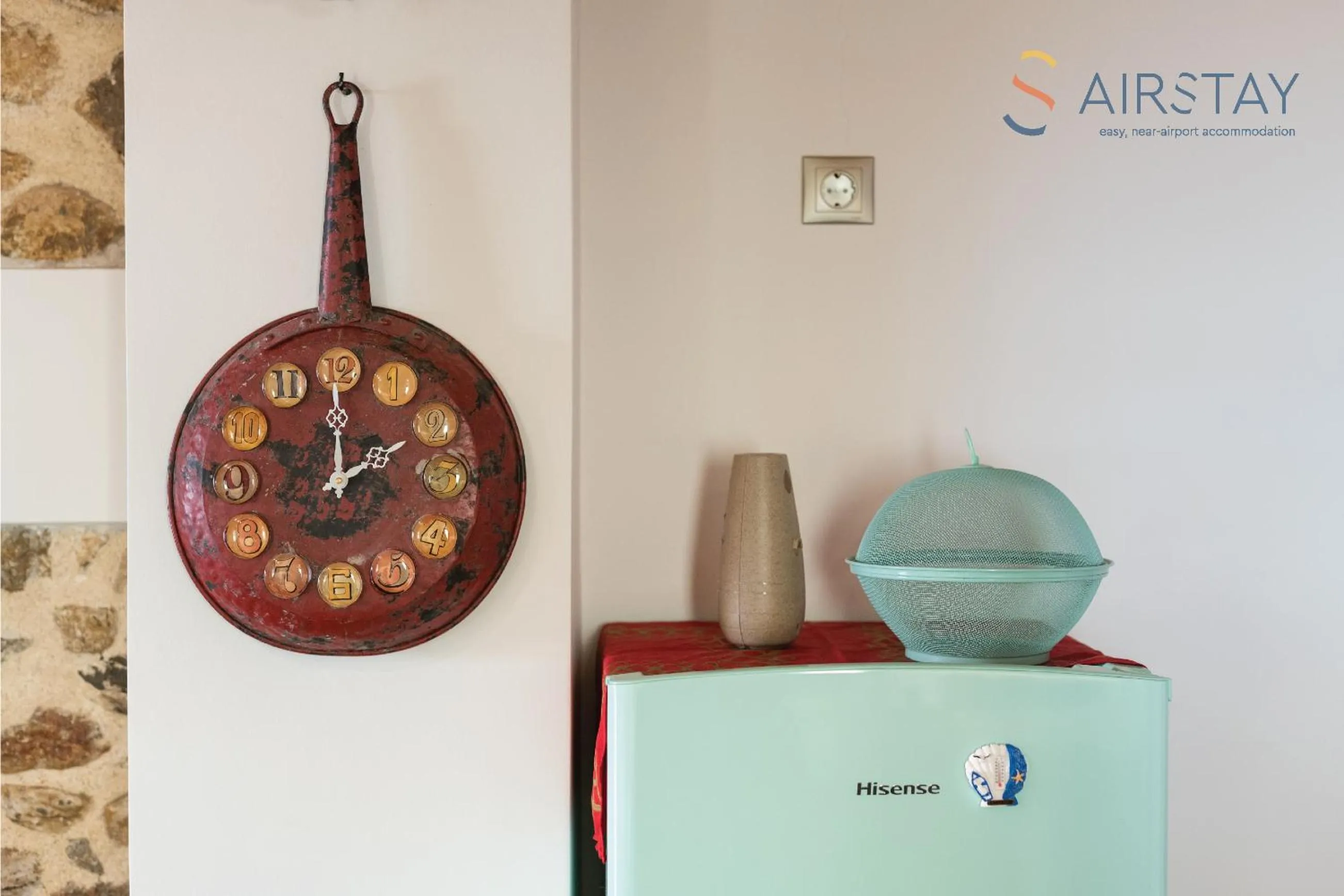 kitchen in Orianna Apartment Airport by Airstay