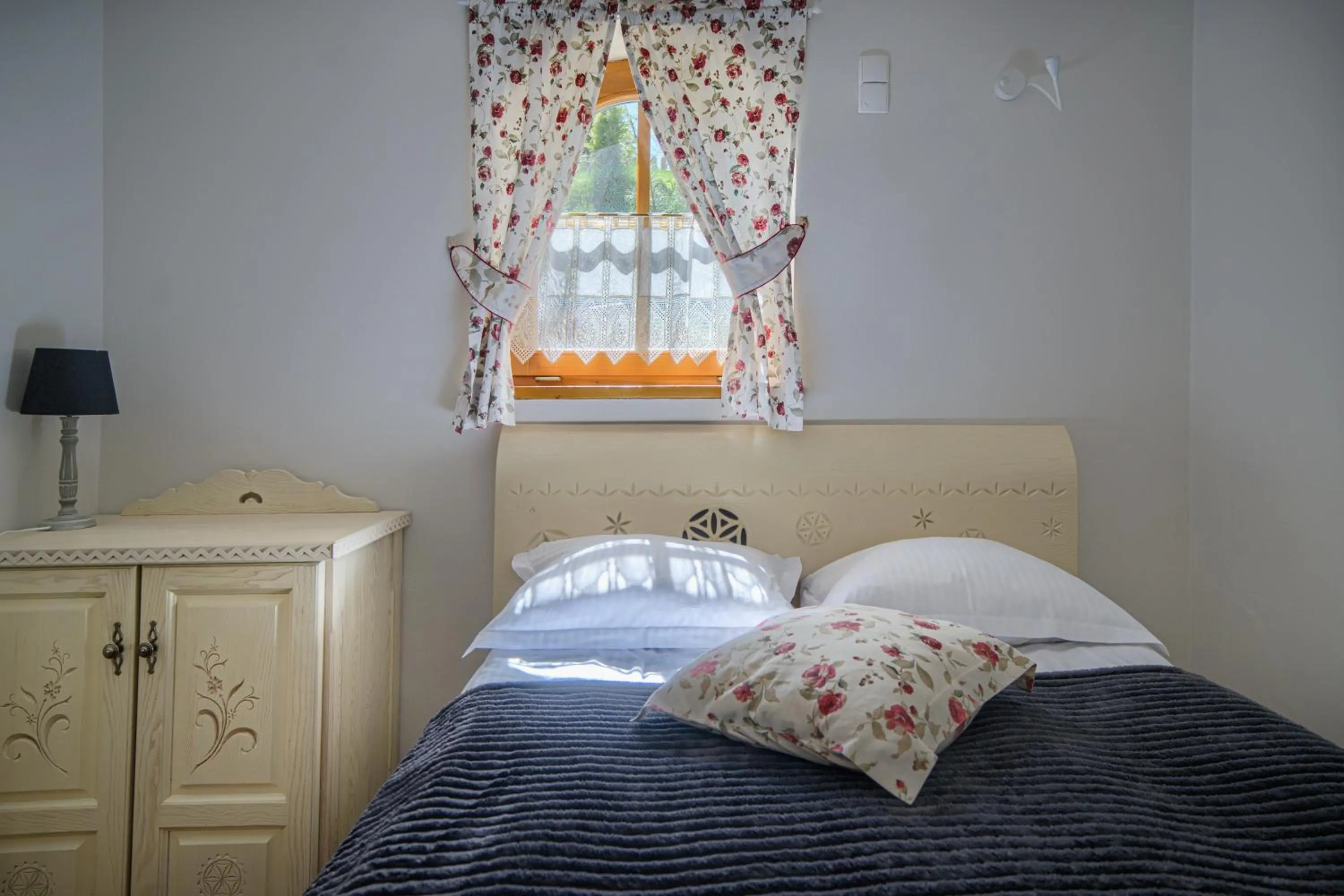 Bedroom, Bed in Butorowy Dwór