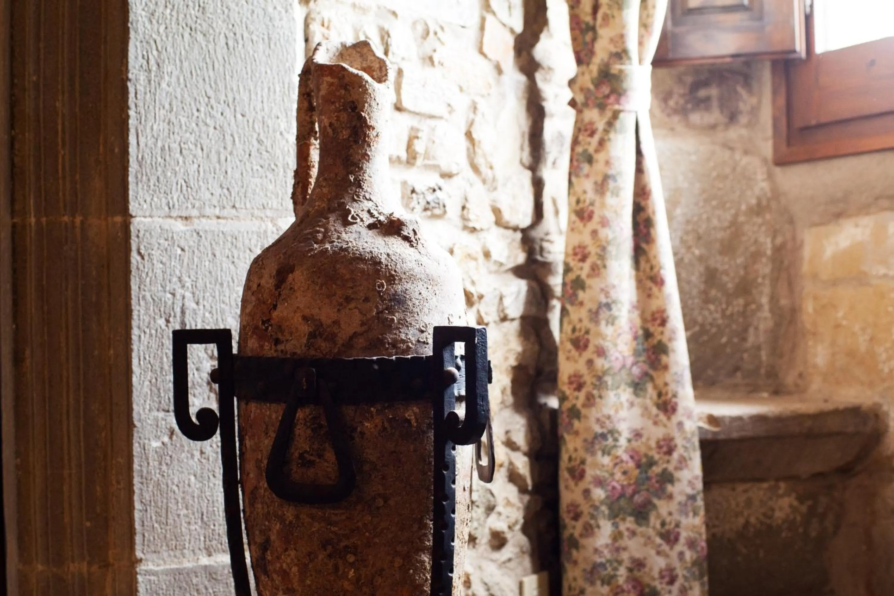 Lobby or reception in Masia Can Pou