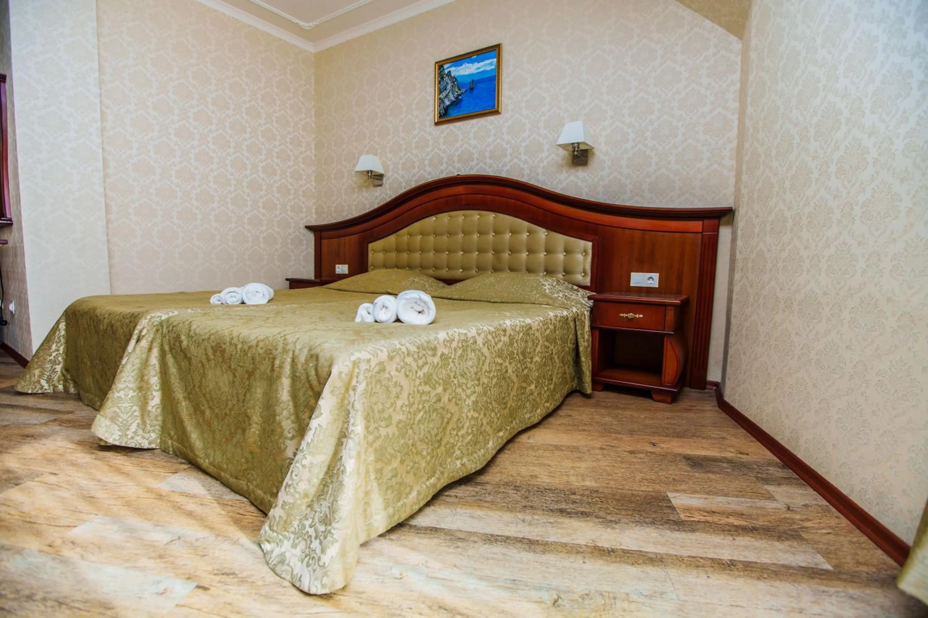 Bed in Aqua View SPA Boutique Hotel