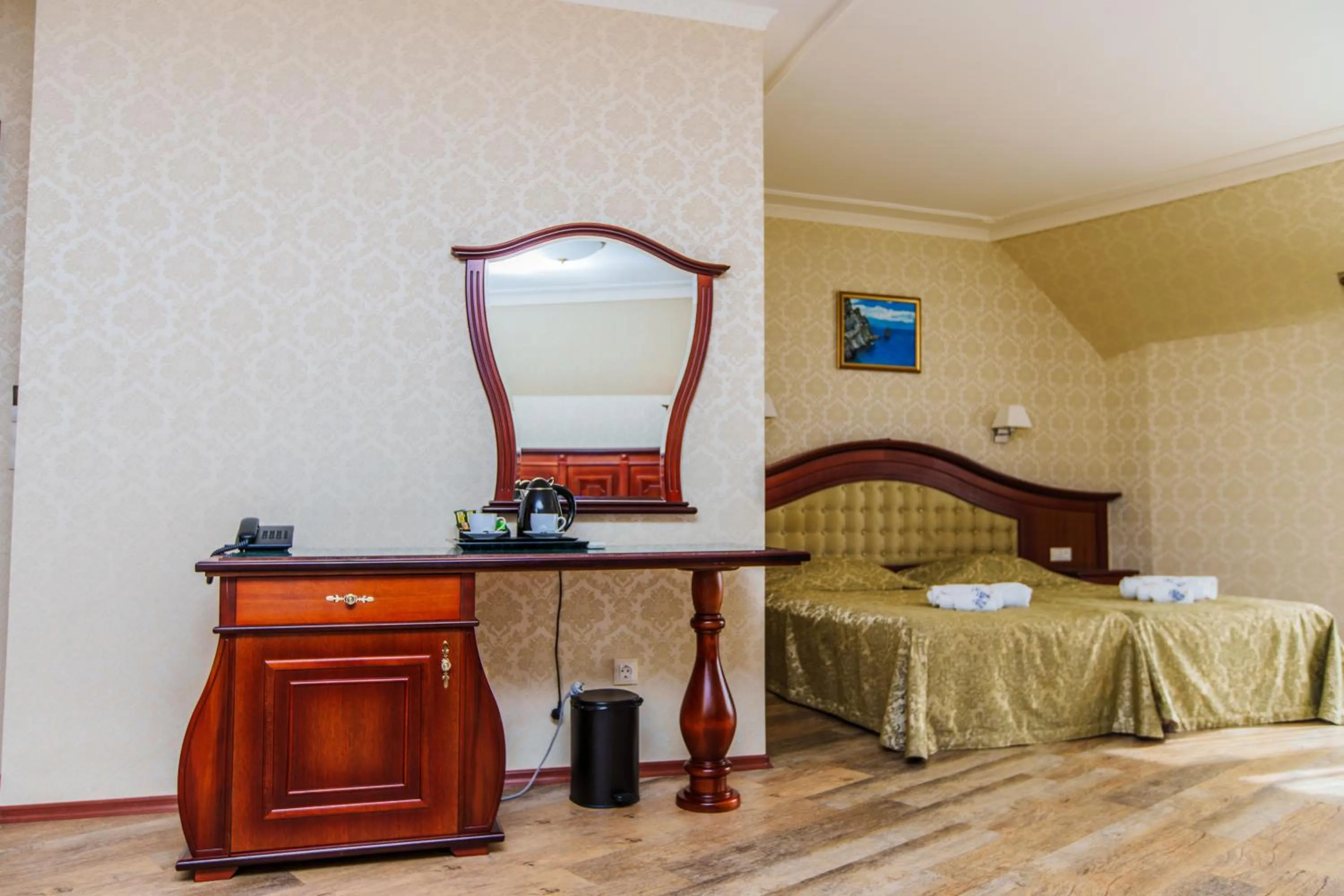 Bed in Aqua View SPA Boutique Hotel