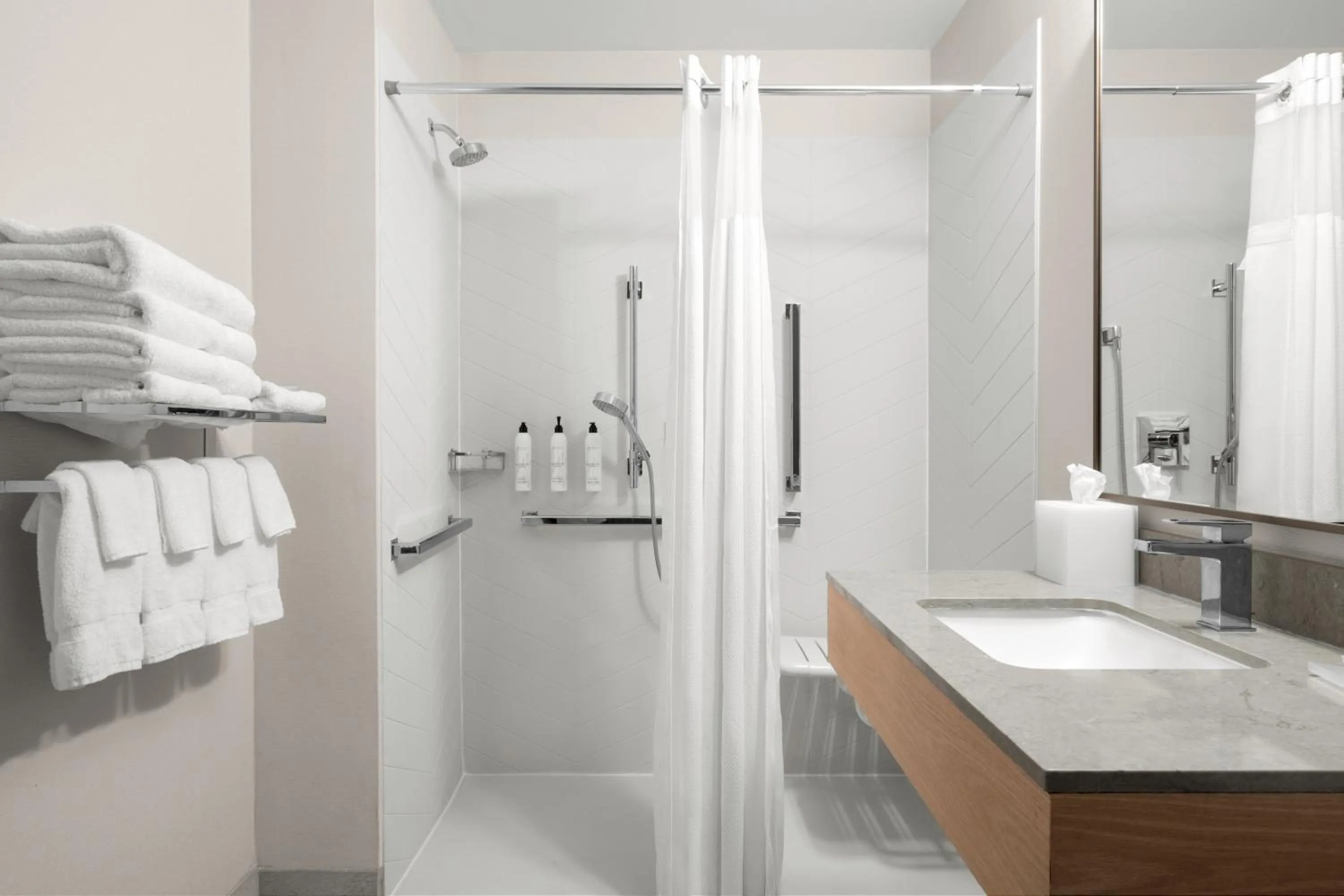 Shower in Fairfield by Marriott Inn & Suites Helena North