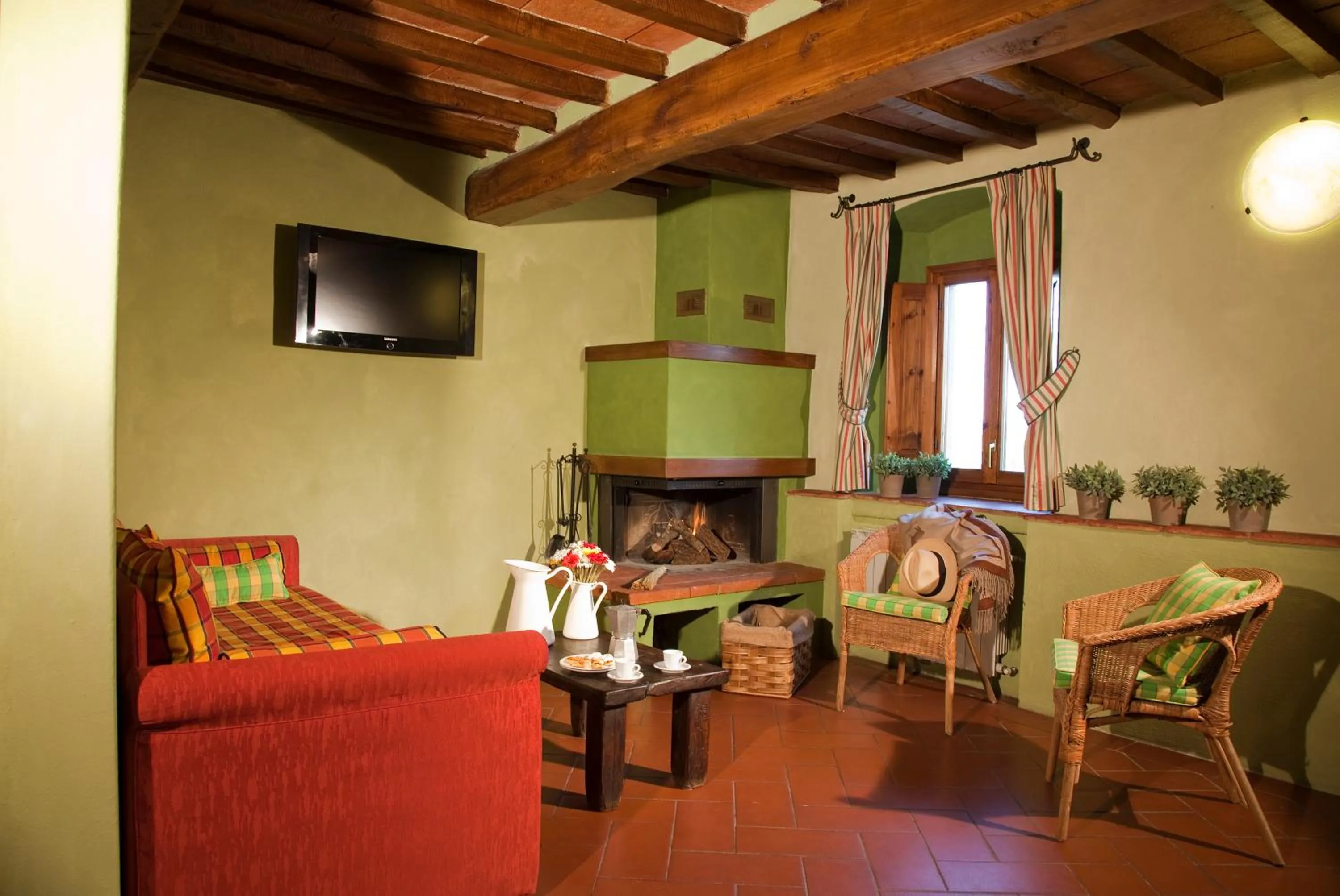 Living room in Agriturismo Fattoria Lavacchio