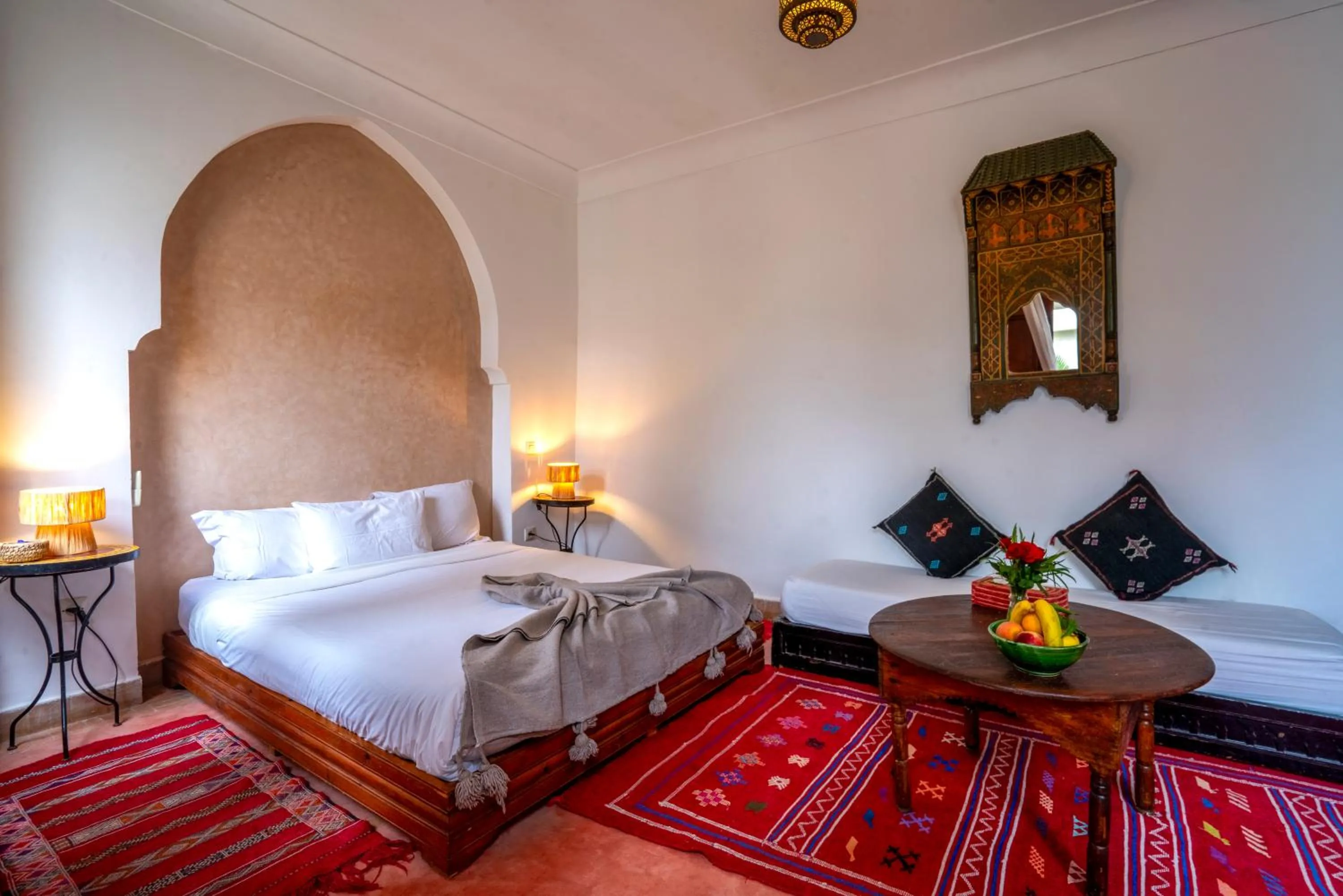 Bed in Riad Nora