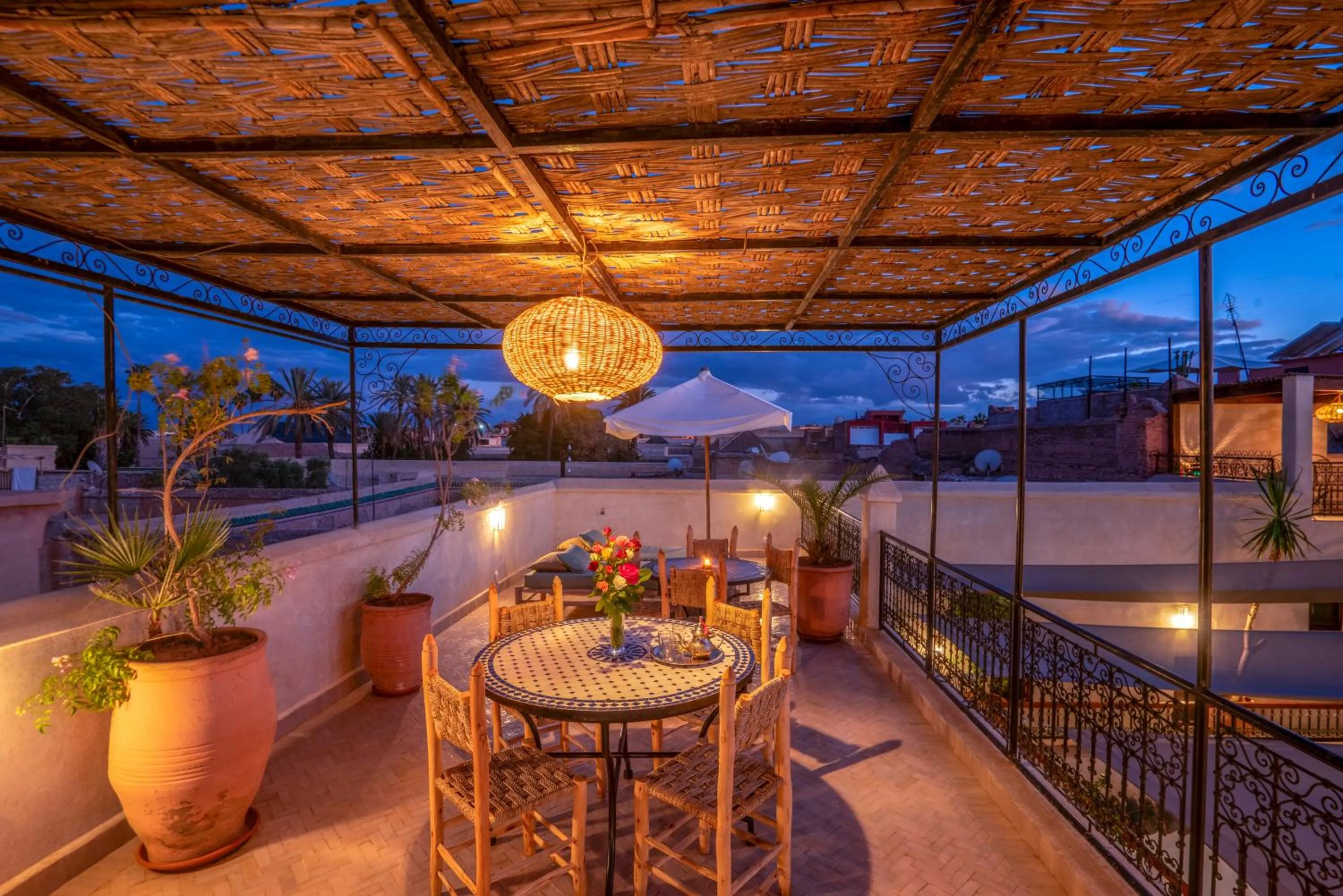 Balcony/Terrace in Riad Nora