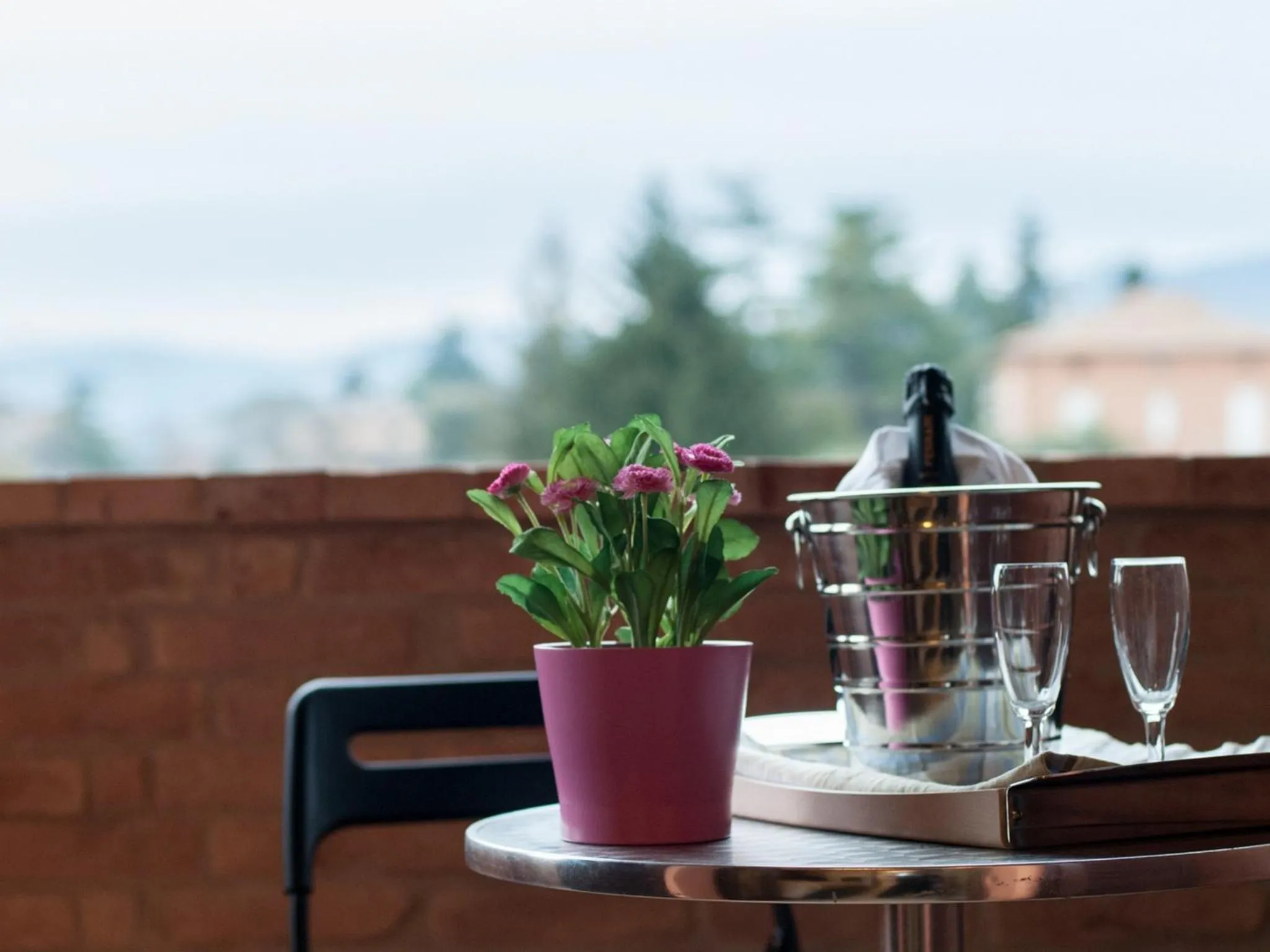 Balcony/Terrace in Il Casale Della Fornace