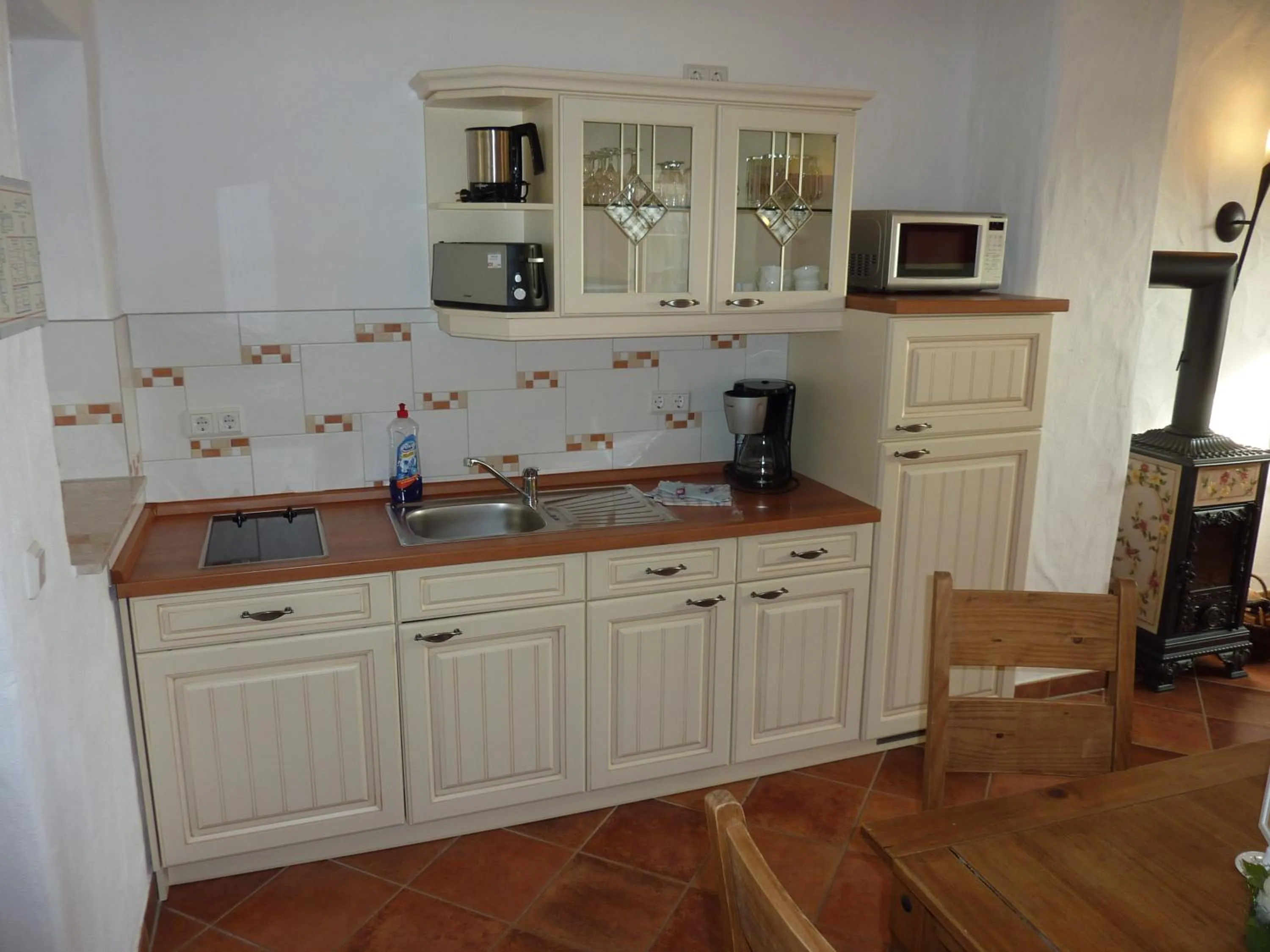 Kitchen or kitchenette in Zum Schlangenkönig