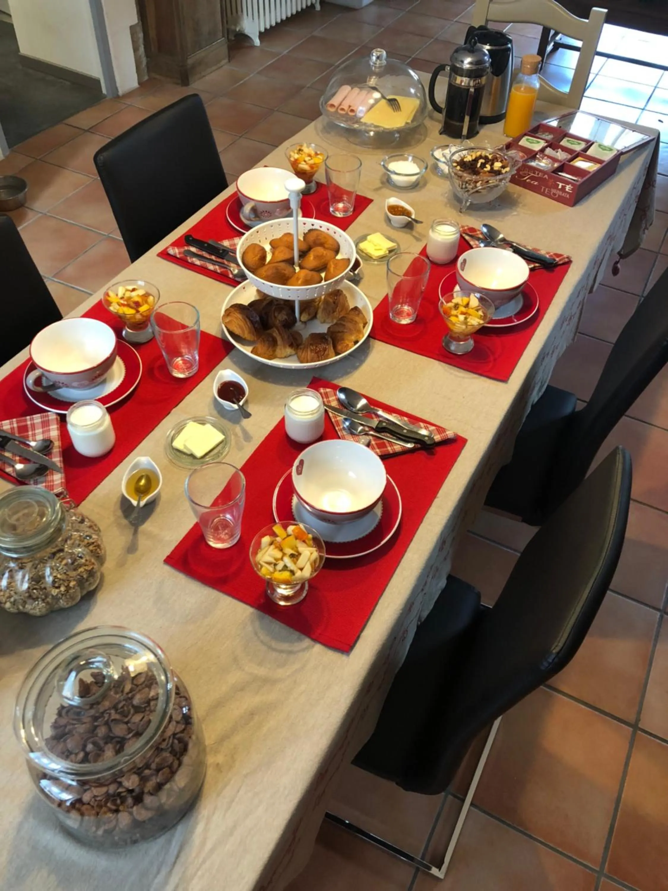 Breakfast in Le Nid de Sigogne