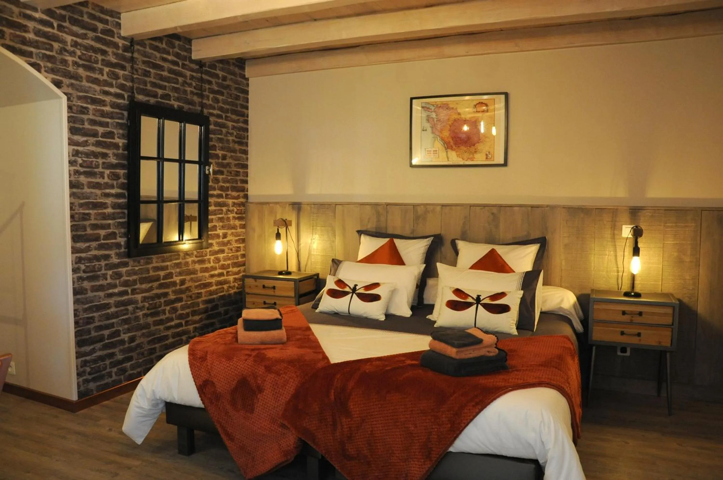 Bed in Le Nid de Sigogne