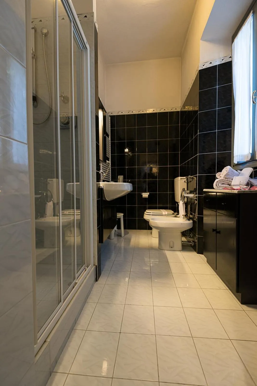 Shower in Palazzo Loup Hotel