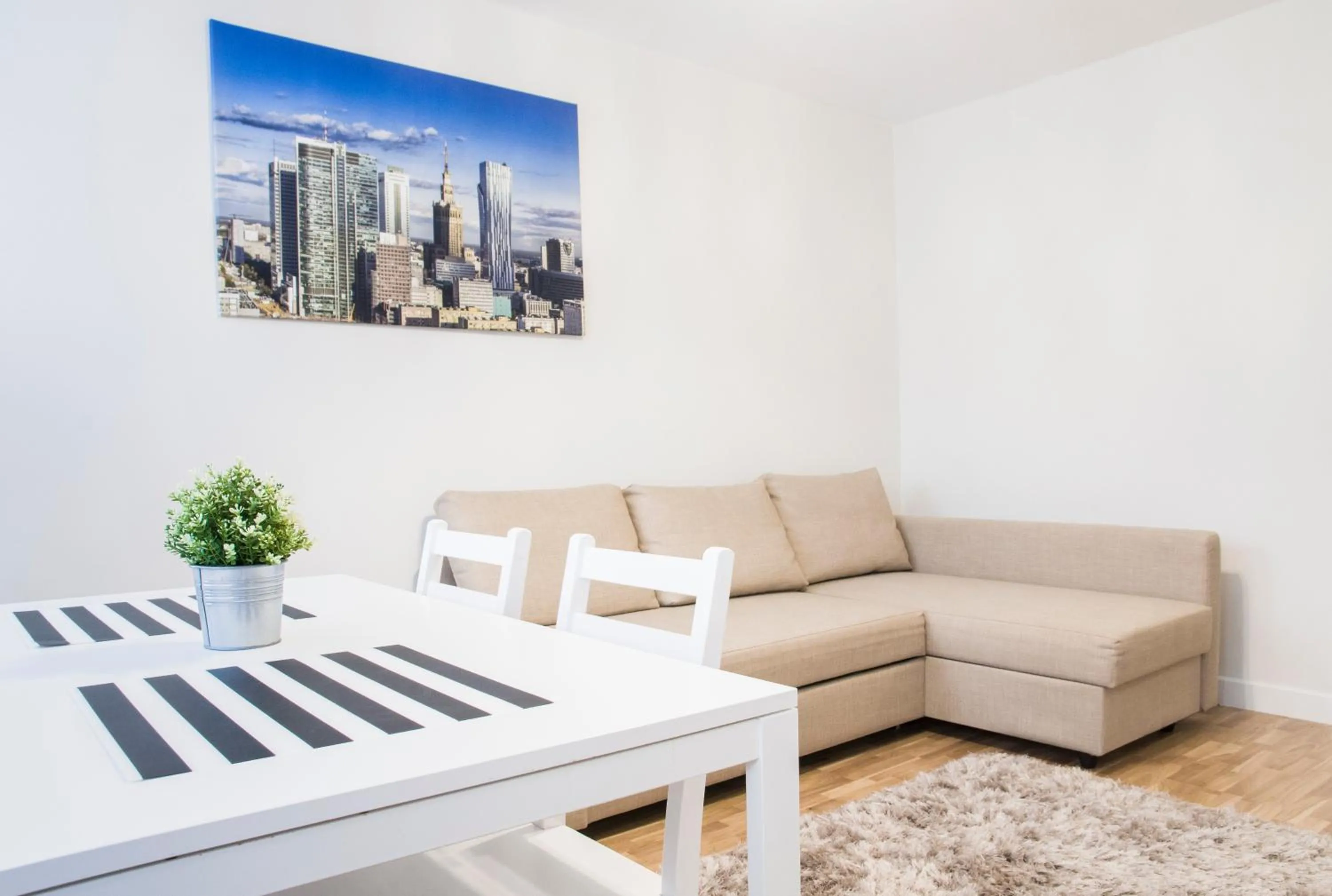 Living room in Hosapartments City Center