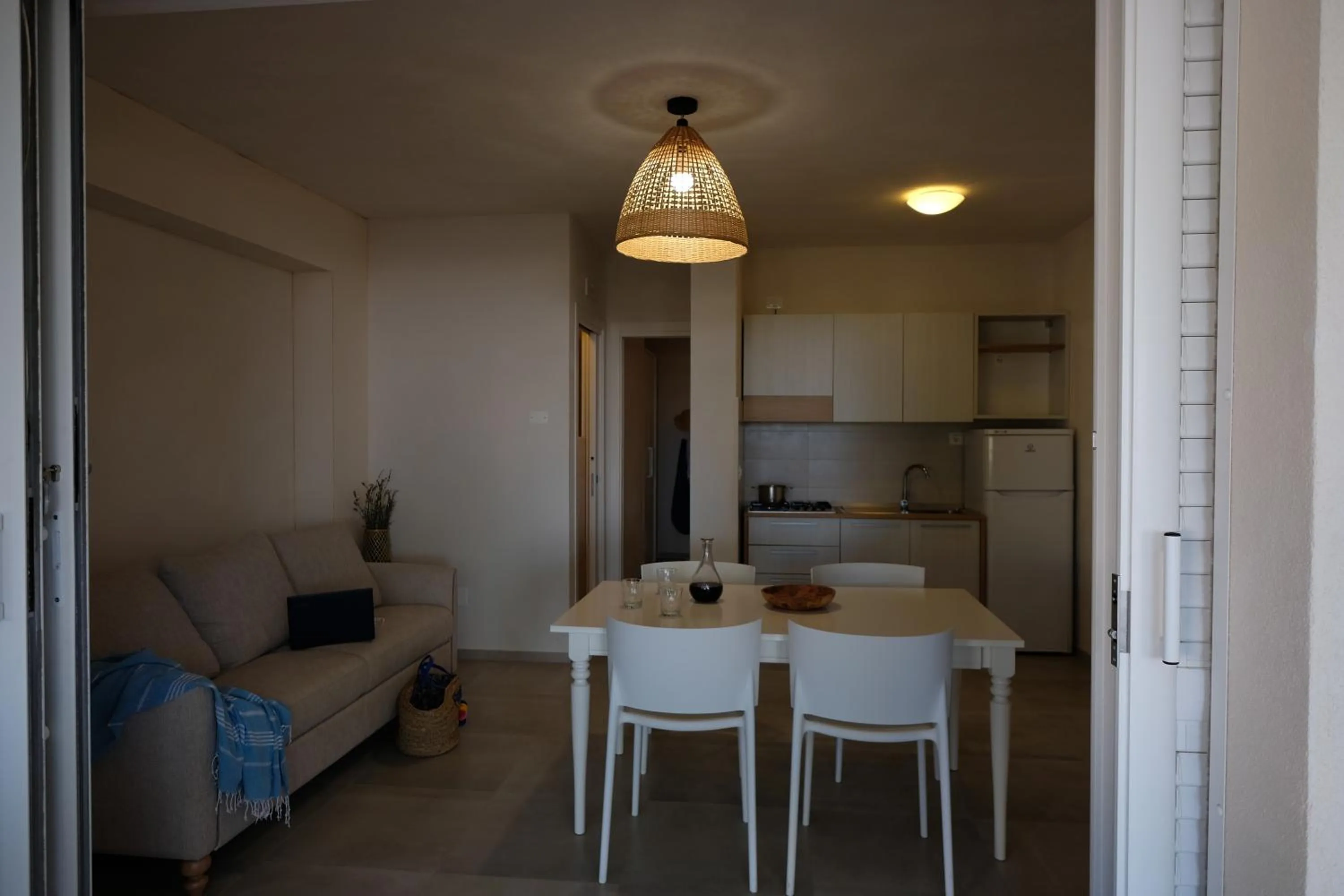 Kitchen or kitchenette in Baia Degli Aranci Suite & Apartments