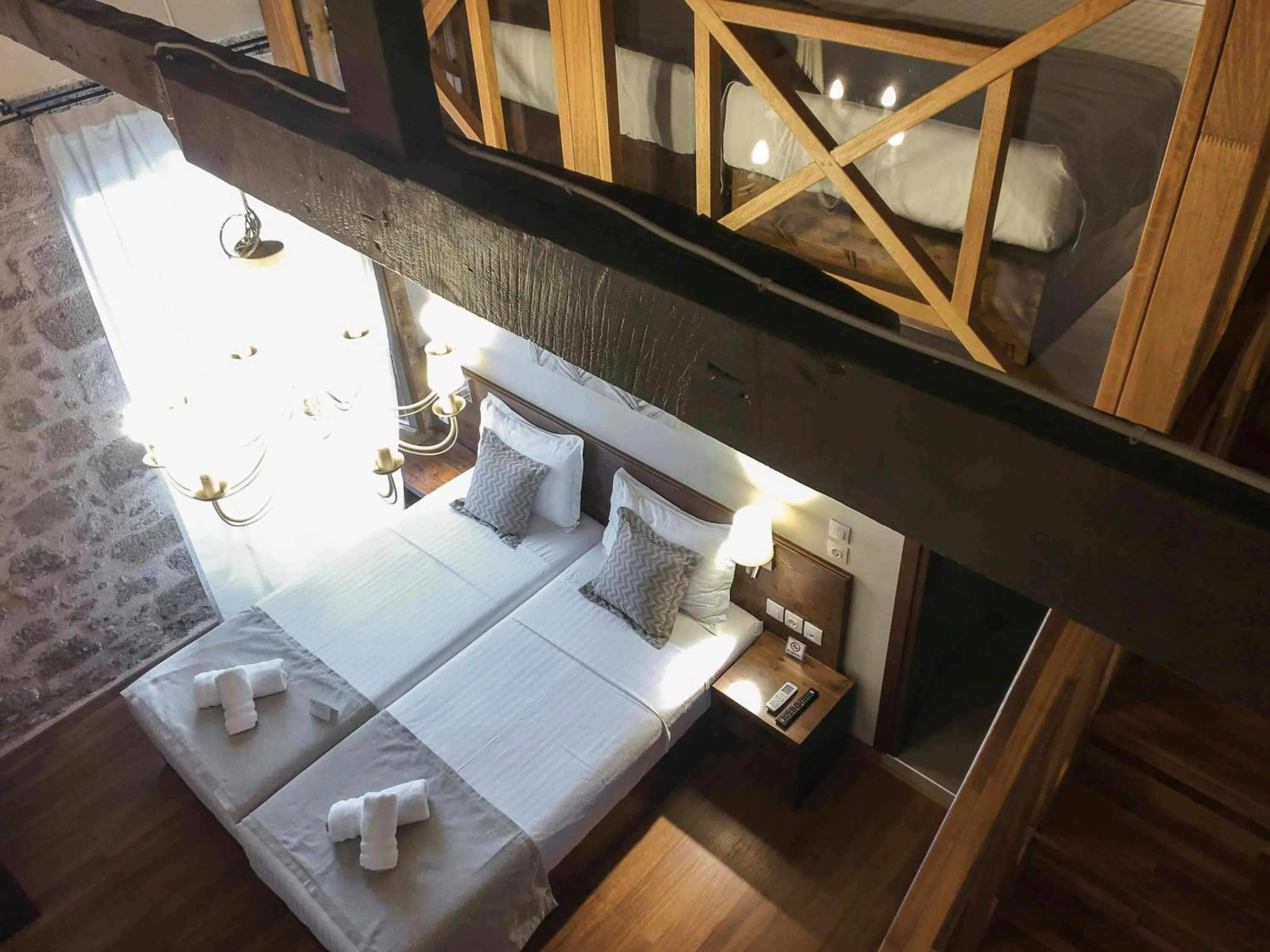 Bed in D'Argento Boutique Rooms