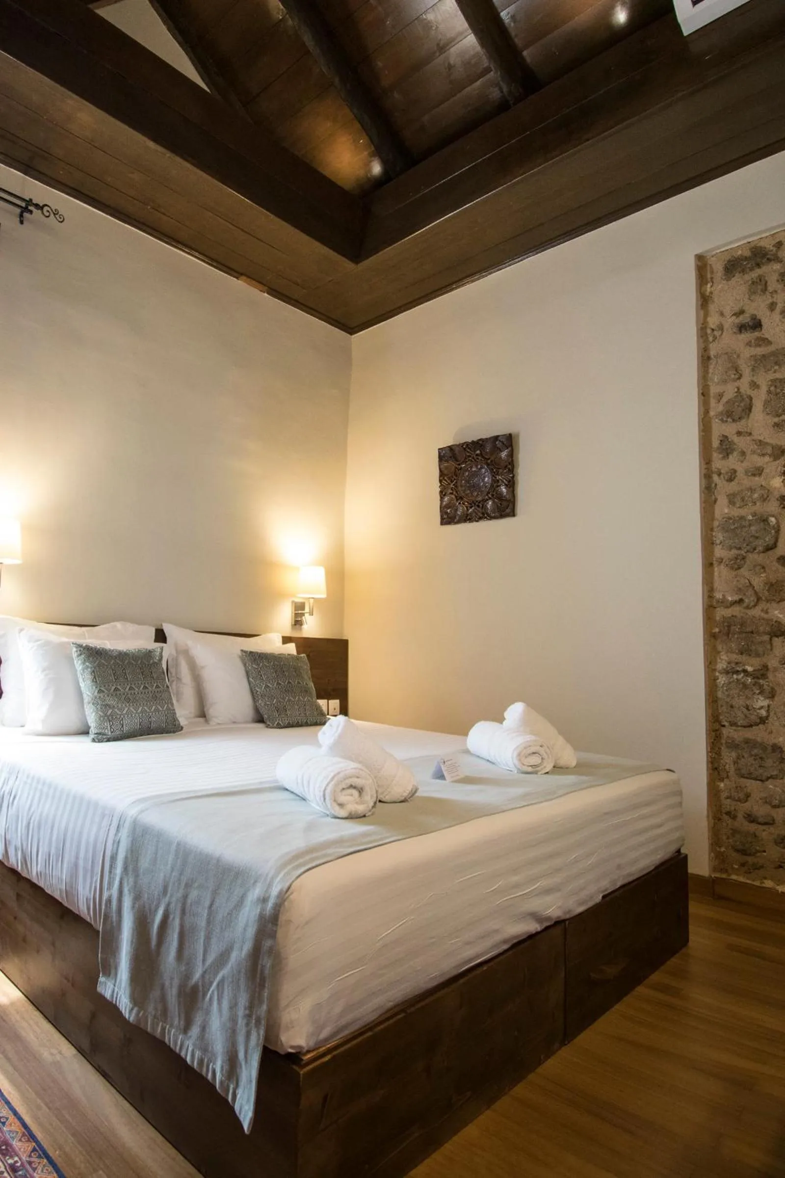 Bed in D'Argento Boutique Rooms