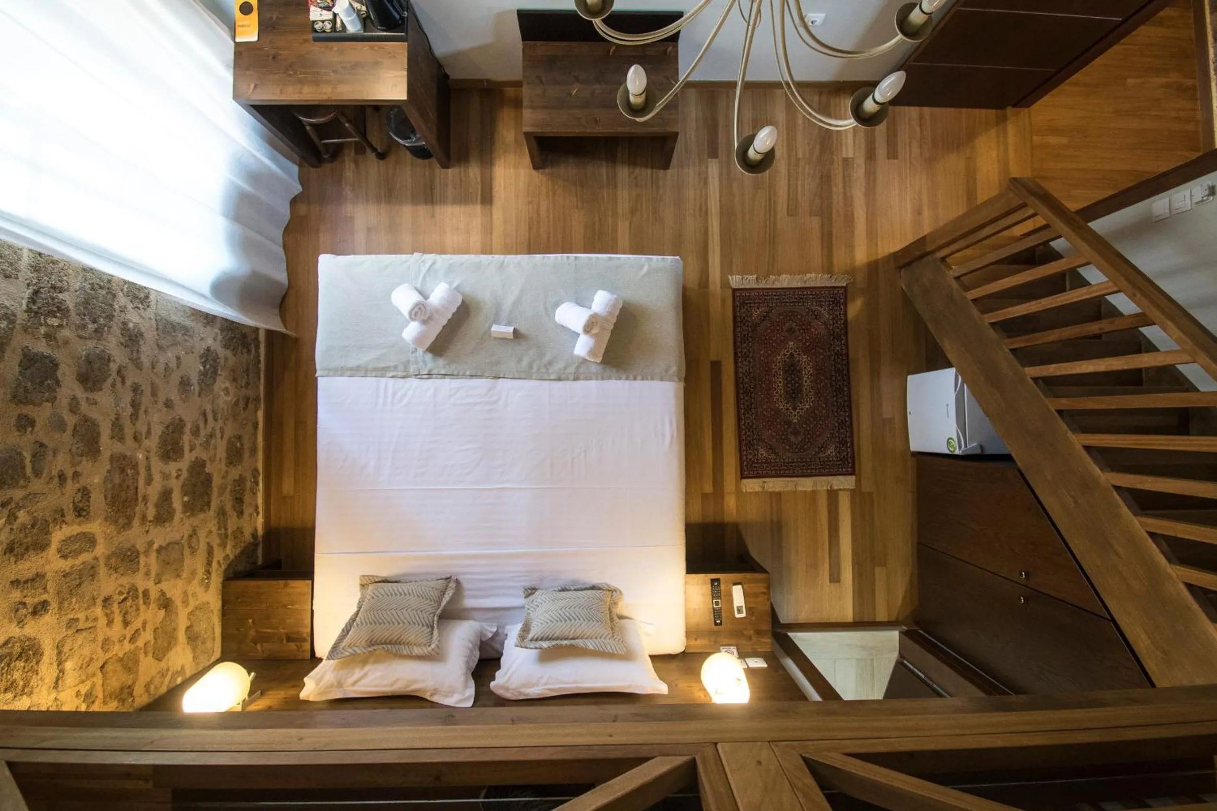 Bed in D'Argento Boutique Rooms