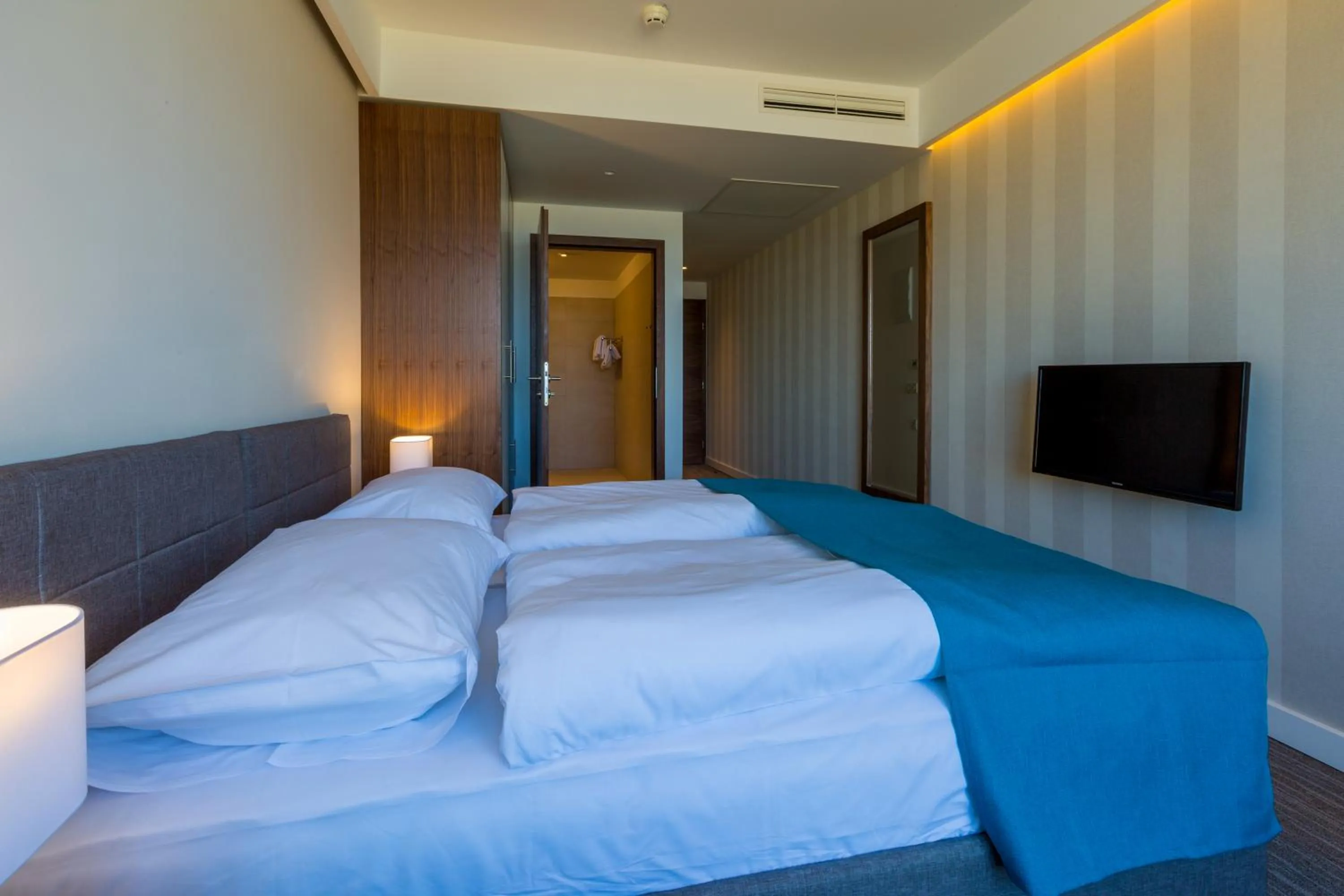 Bed in Hotel Katarina