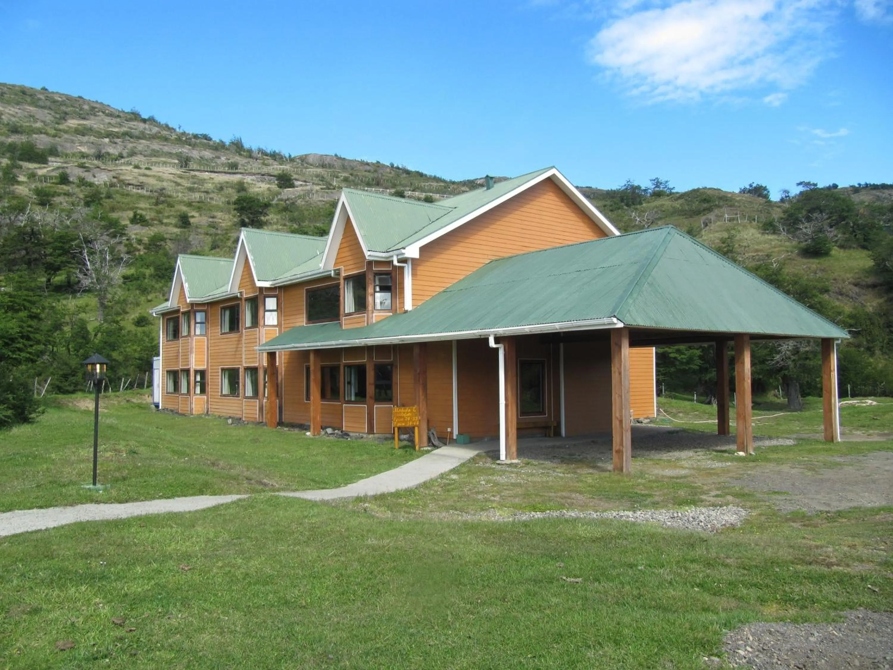 Facade/entrance in Hotel del Paine