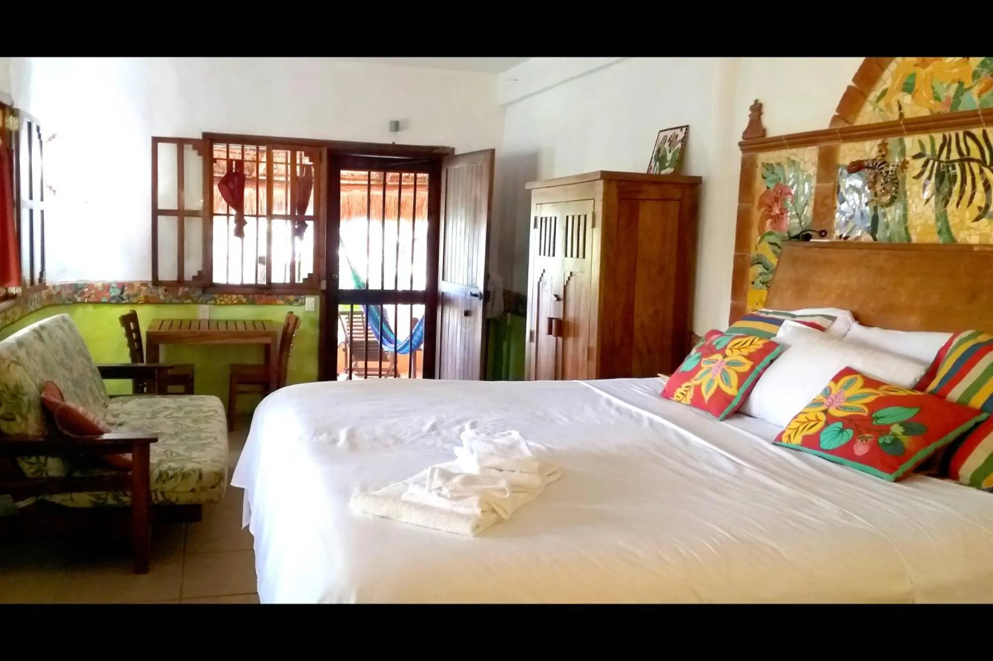 Bed in Mayan Beach Garden