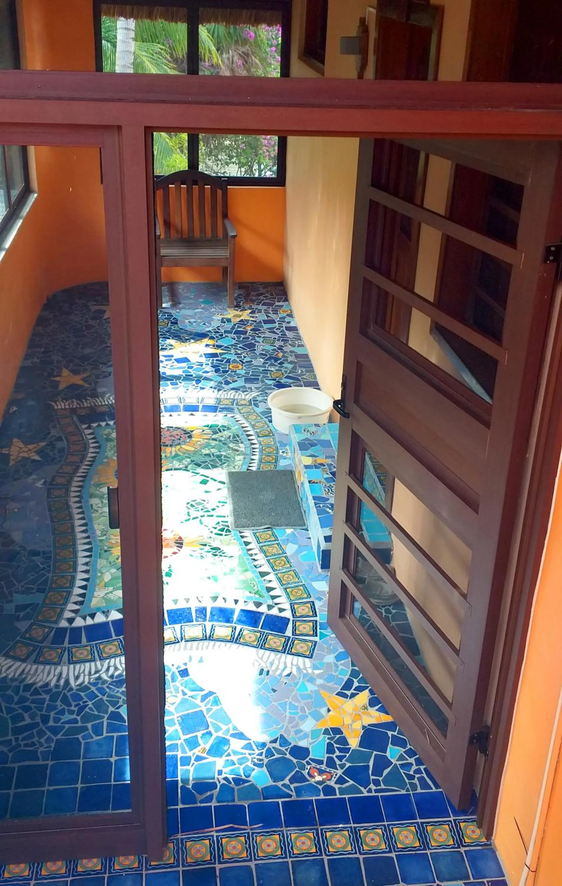 Patio in Mayan Beach Garden