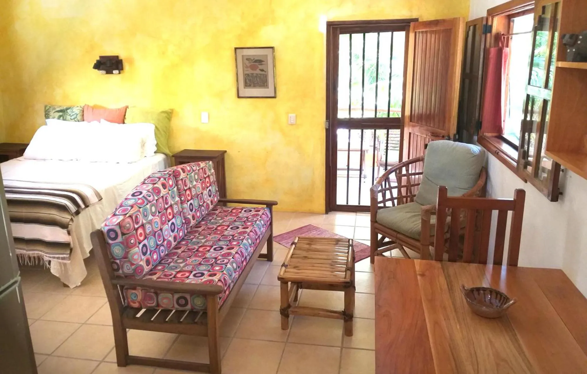 Bed in Mayan Beach Garden