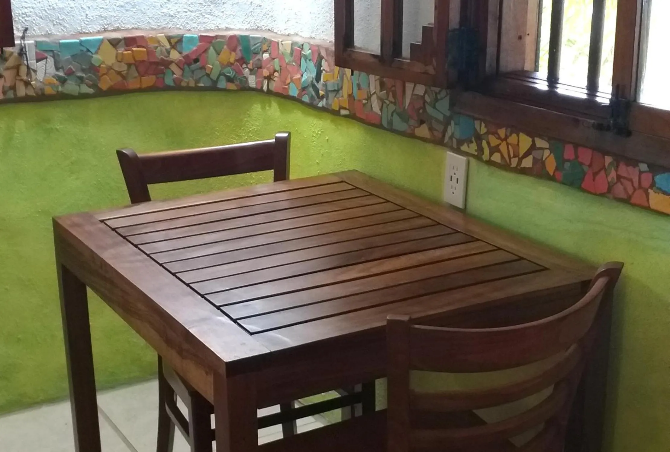 Dining area in Mayan Beach Garden