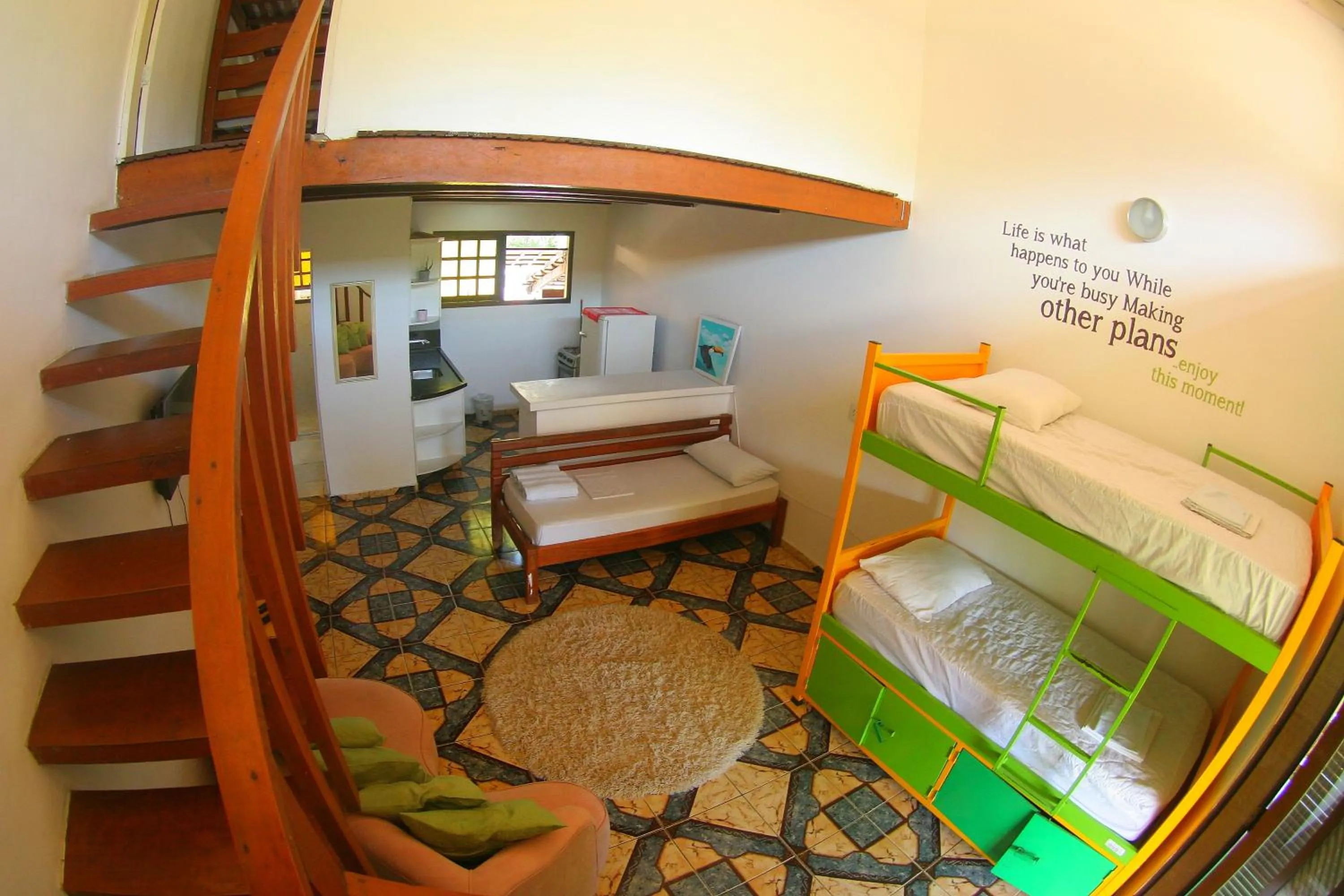 Photo of the whole room, Bed in Pousada Tubes Maresias