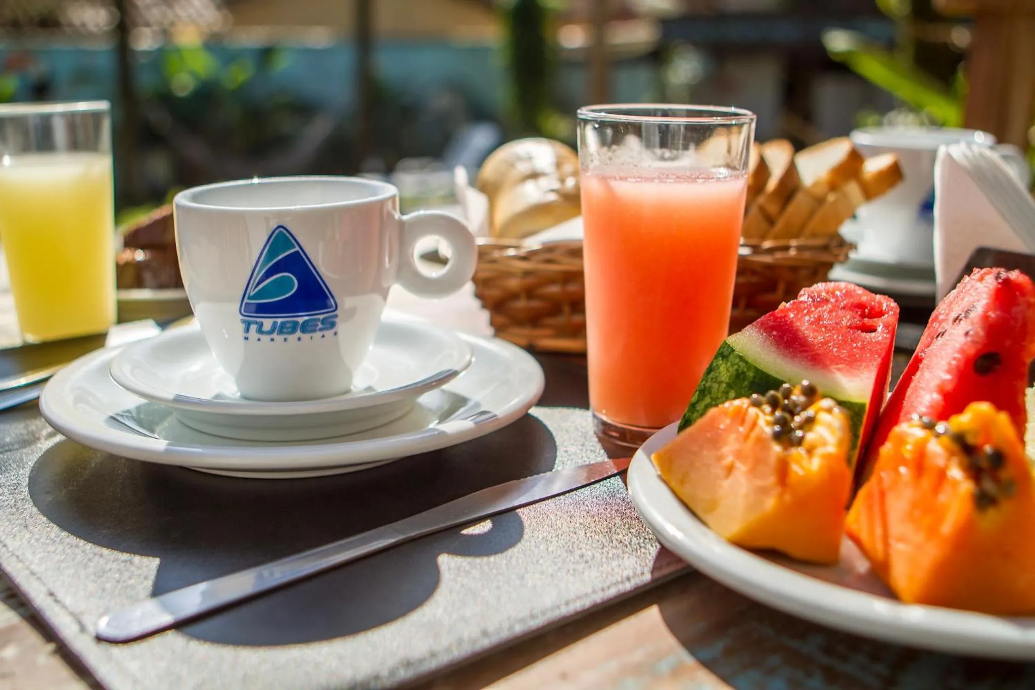 Breakfast in Pousada Tubes Maresias
