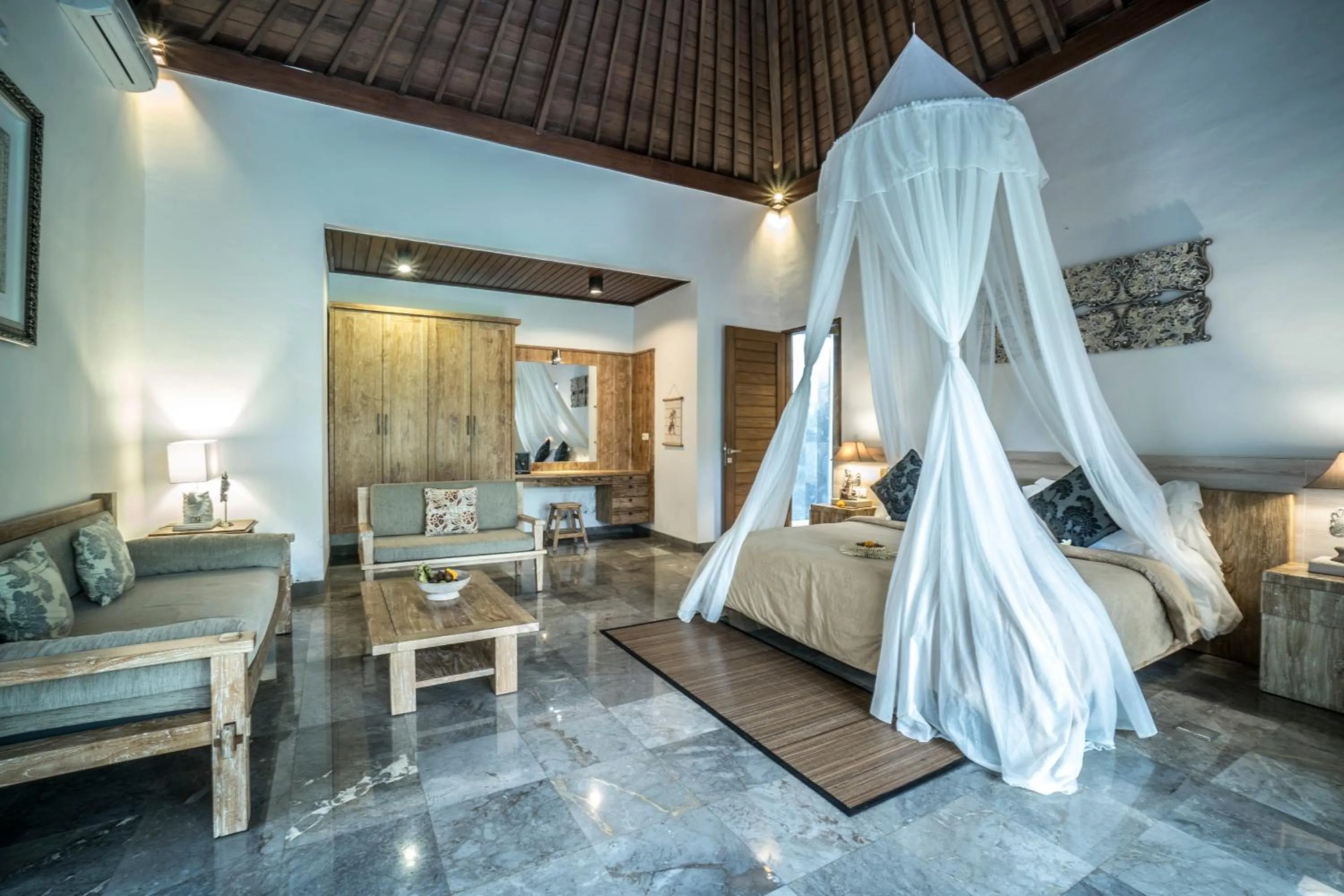 Living room, Bed in Villa Kirani Ubud by Mahaputra-CHSE Certified